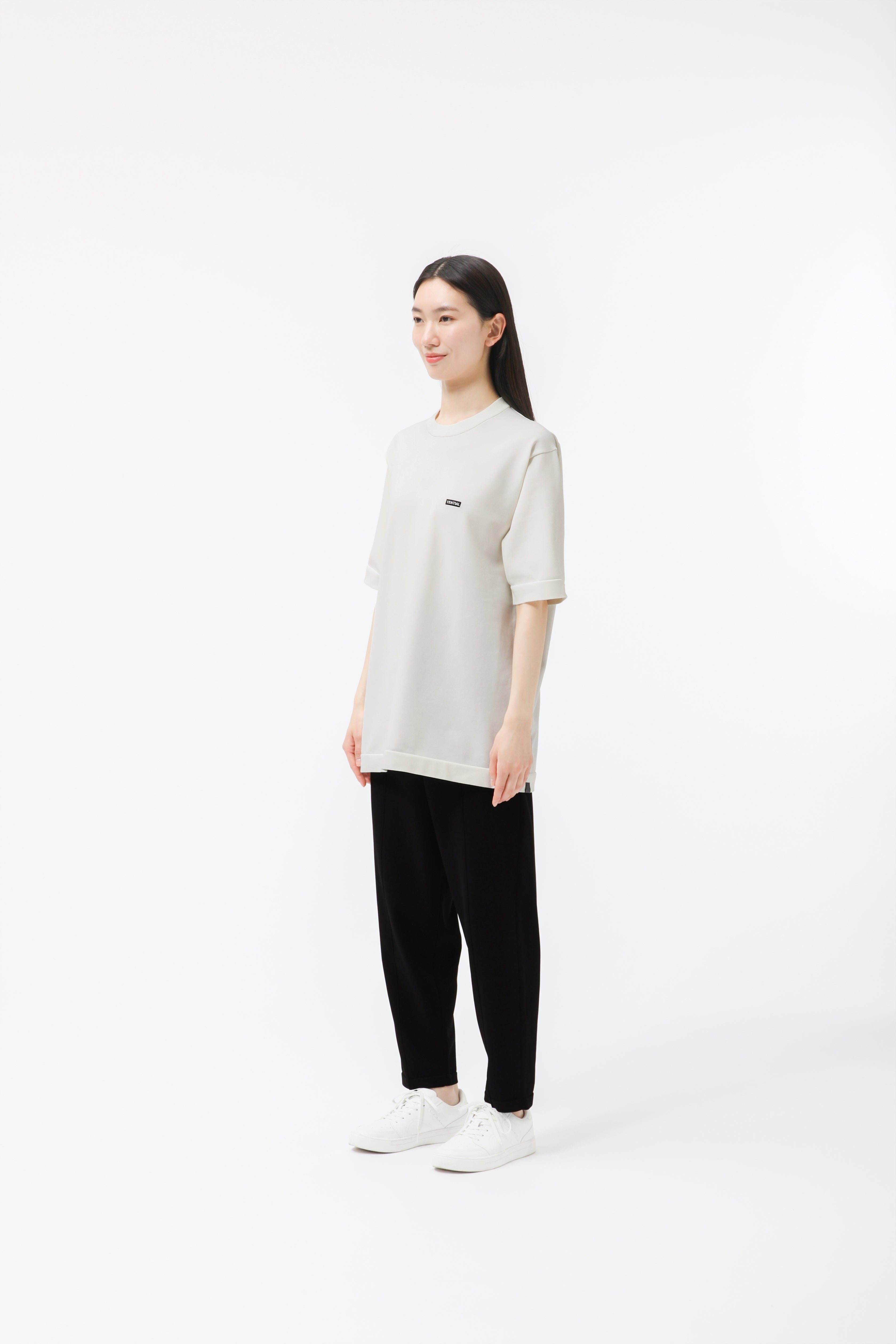 MIGARU Light Knit Short Sleeve T-Shirt / Long Pants