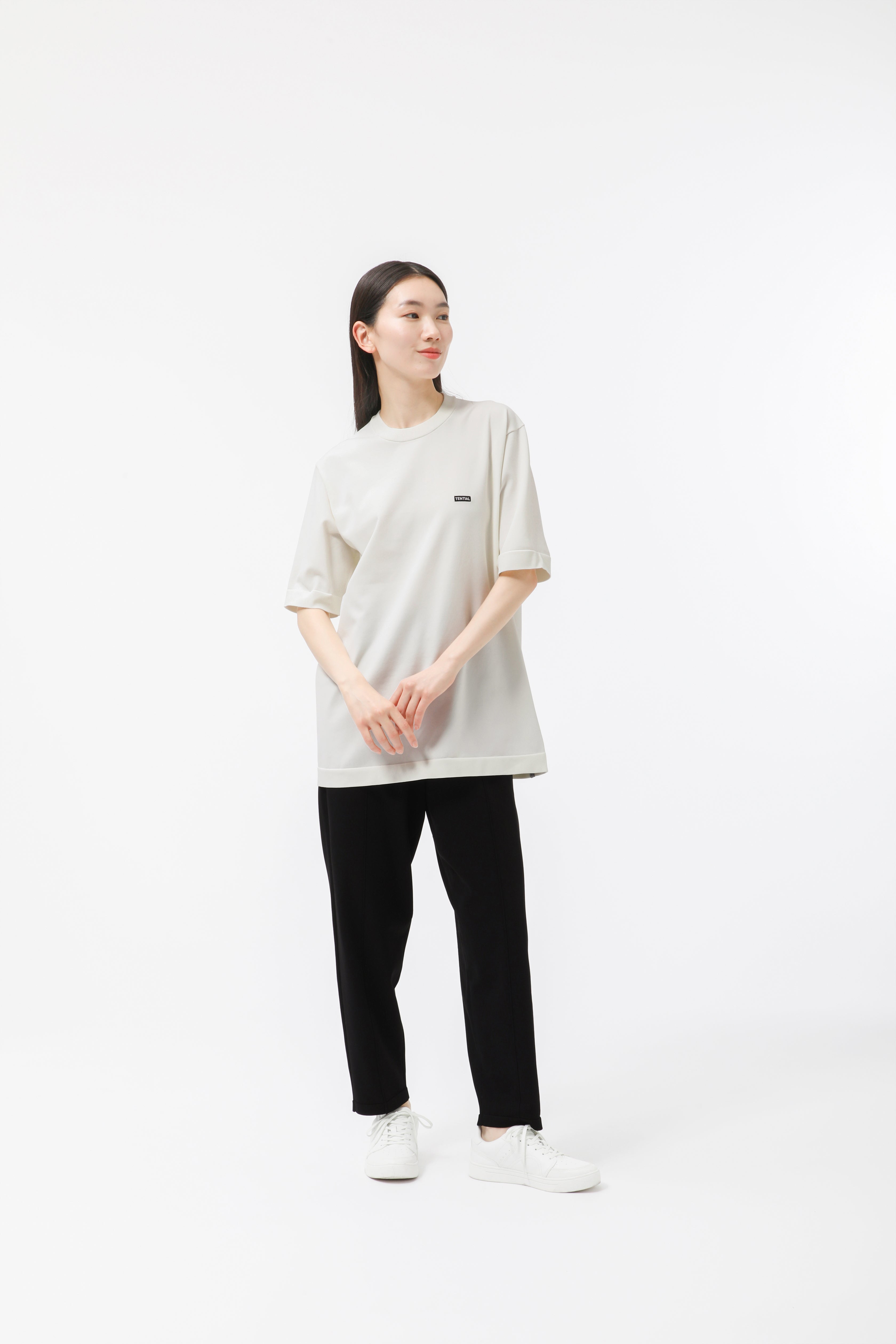 MIGARU Light Knit Short Sleeve T-Shirt / Long Pants