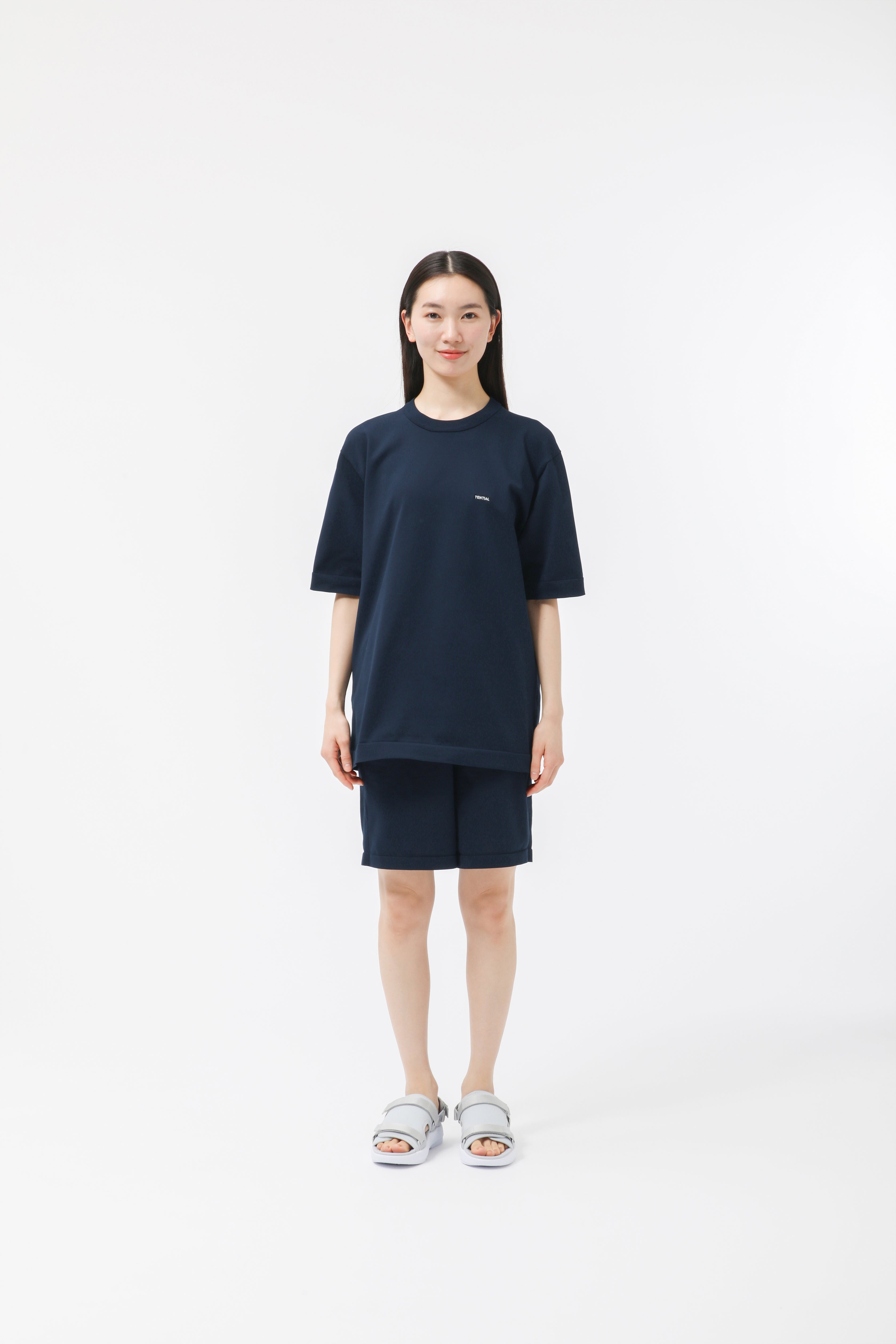 MIGARU Light Knit Short Sleeve T-Shirt / Short Pants