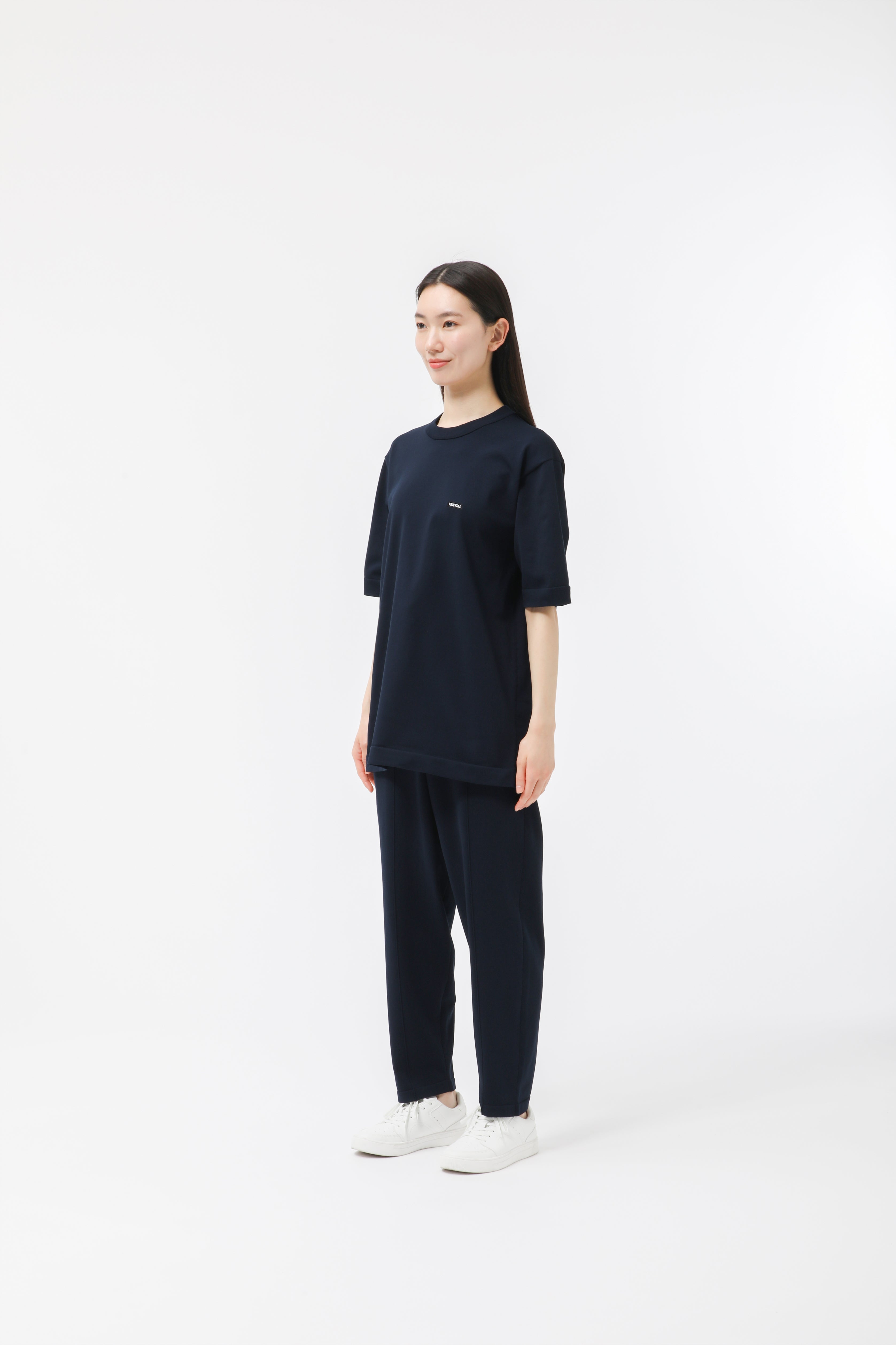 MIGARU Light Knit Short Sleeve T-Shirt / Long Pants