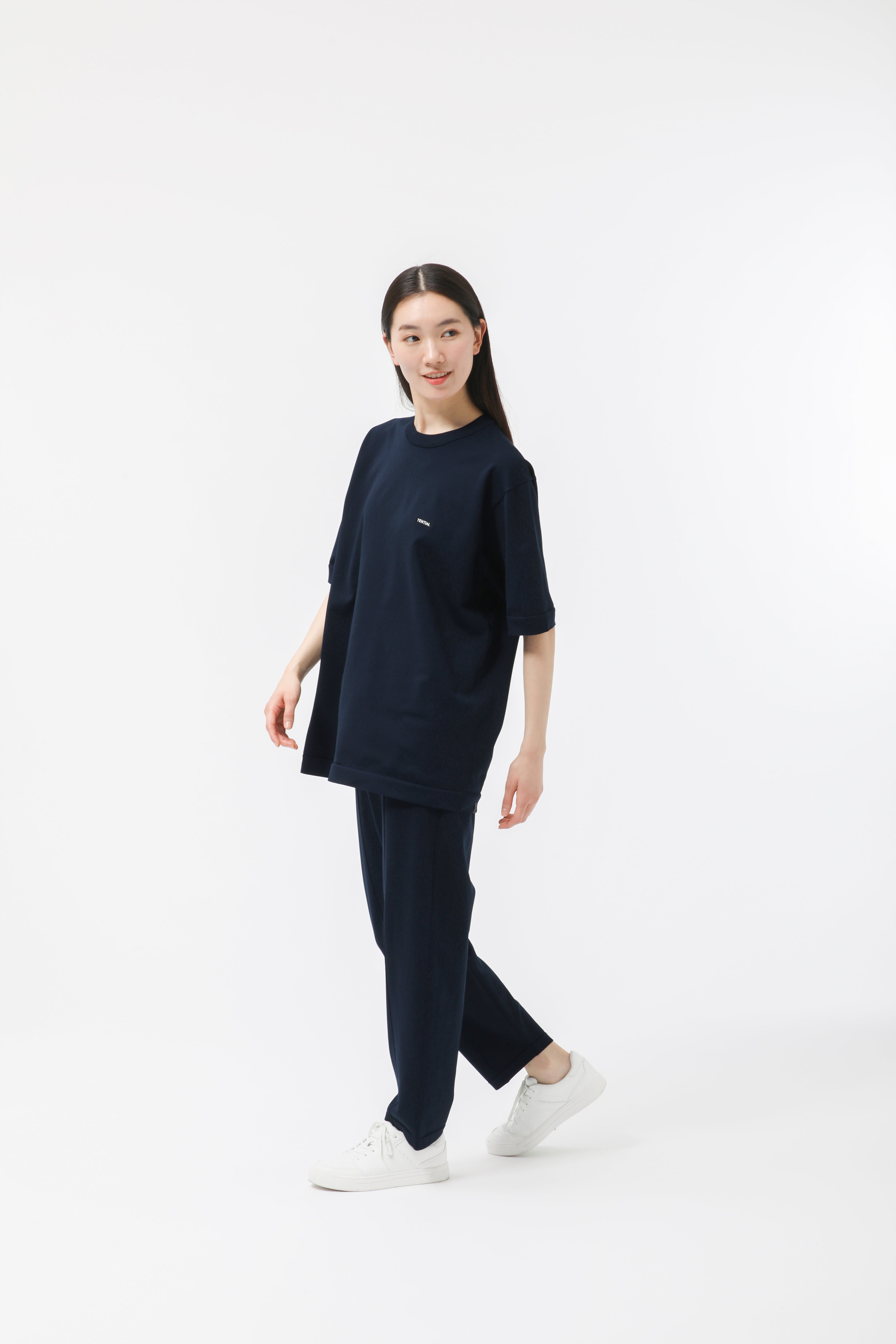MIGARU Light Knit Short Sleeve T-Shirt / Long Pants