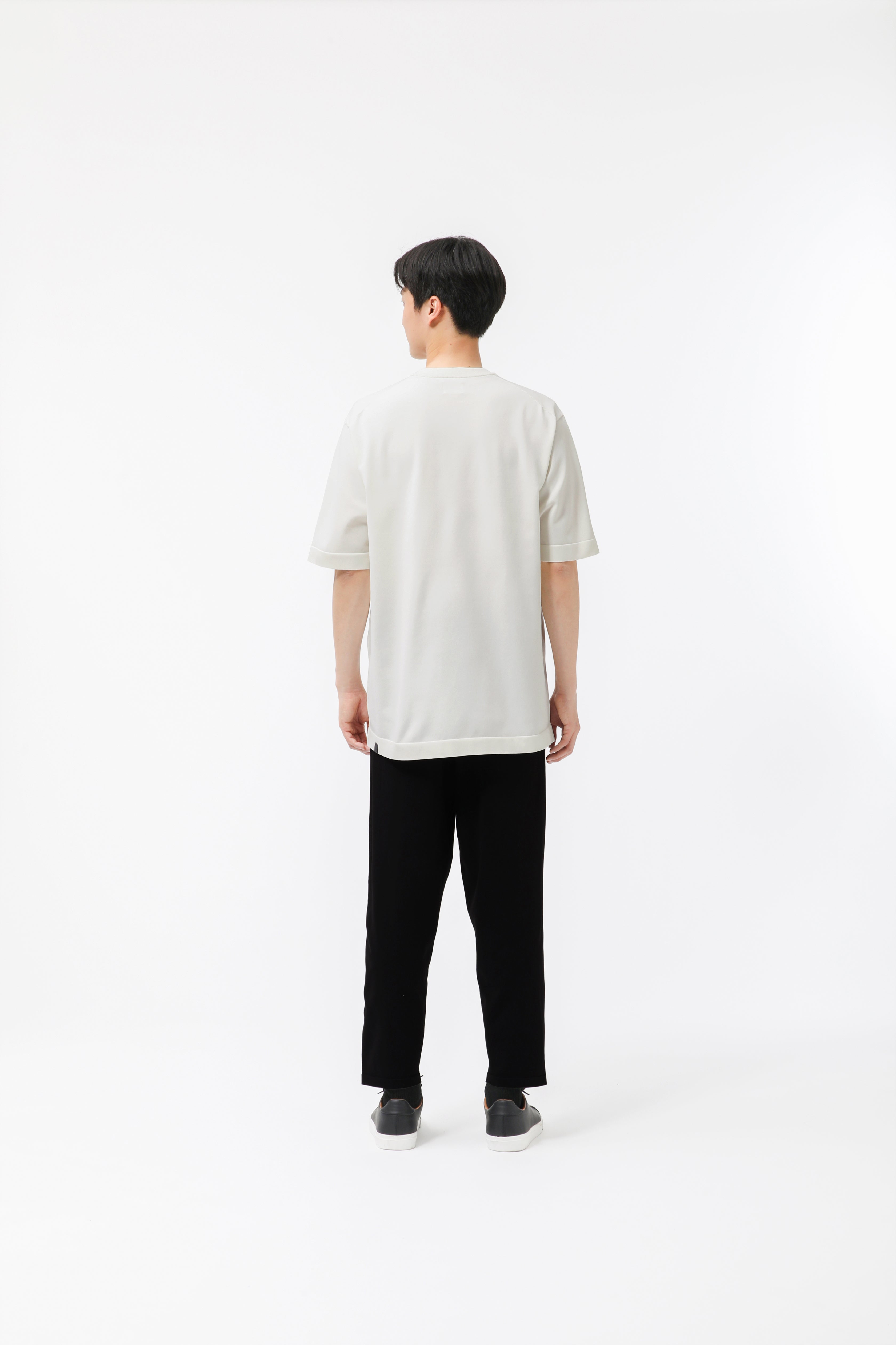 MIGARU Light Knit Short Sleeve T-Shirt / Long Pants