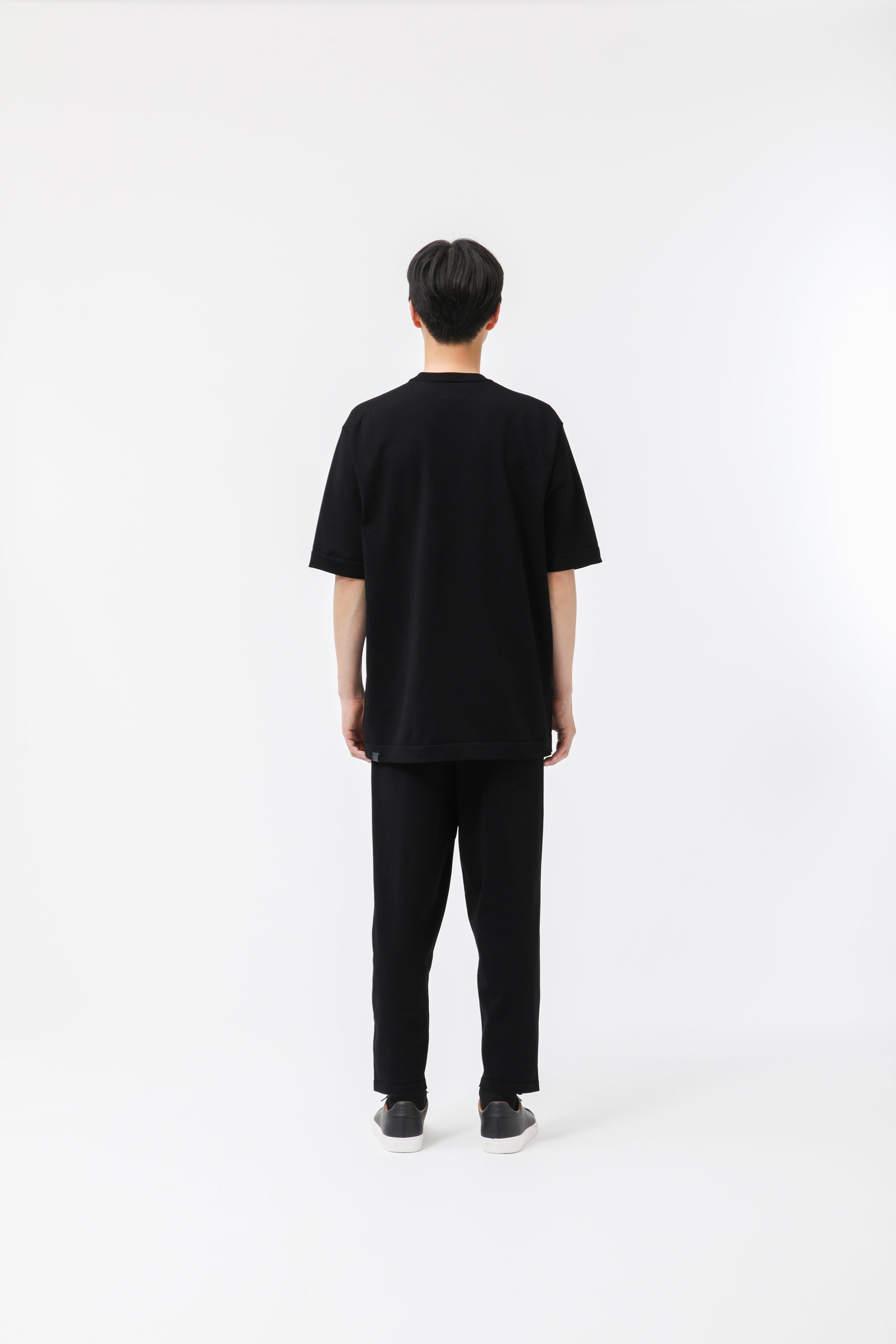 MIGARU Light Knit Short Sleeve T-Shirt / Long Pants