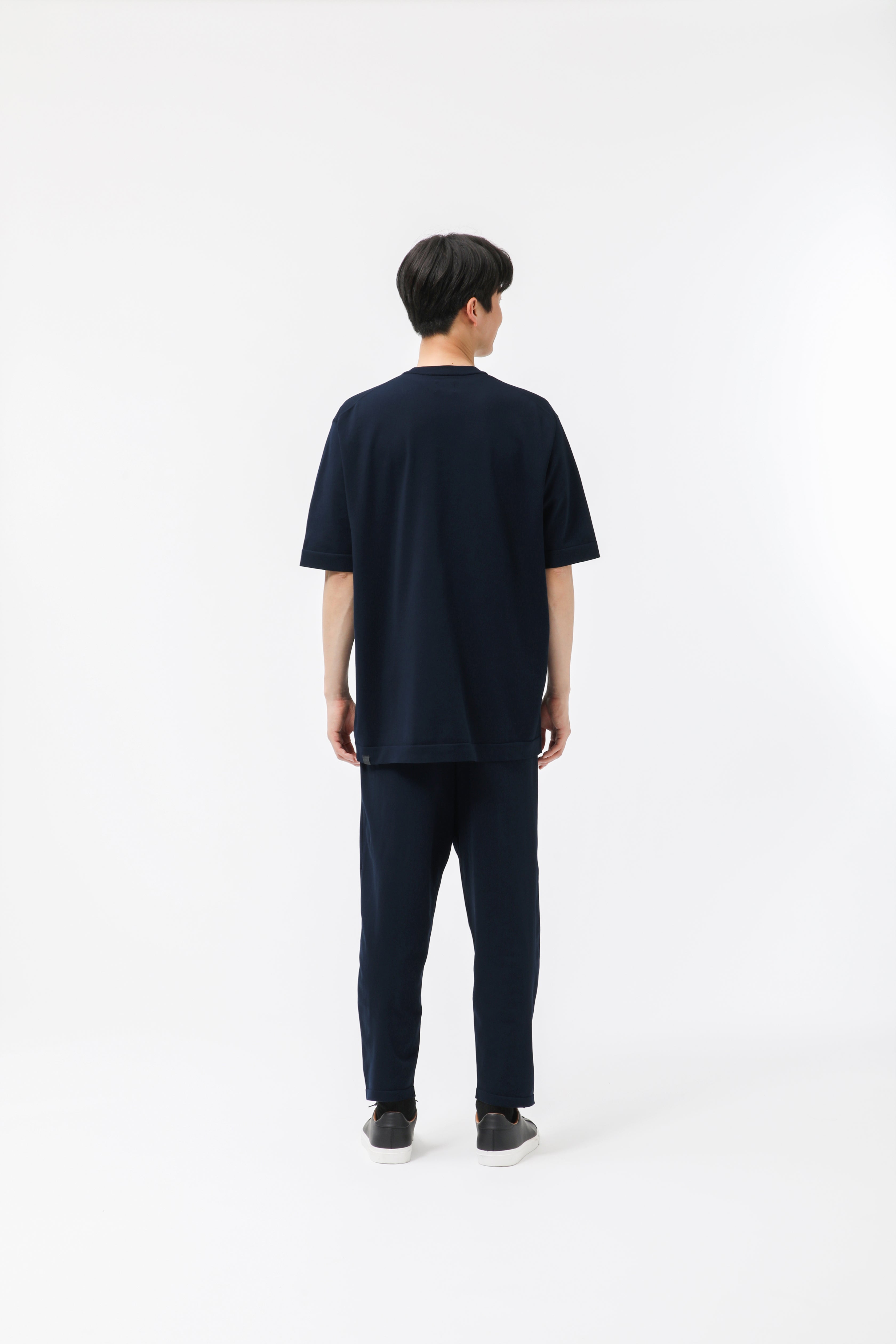 MIGARU Light Knit Short Sleeve T-Shirt / Long Pants