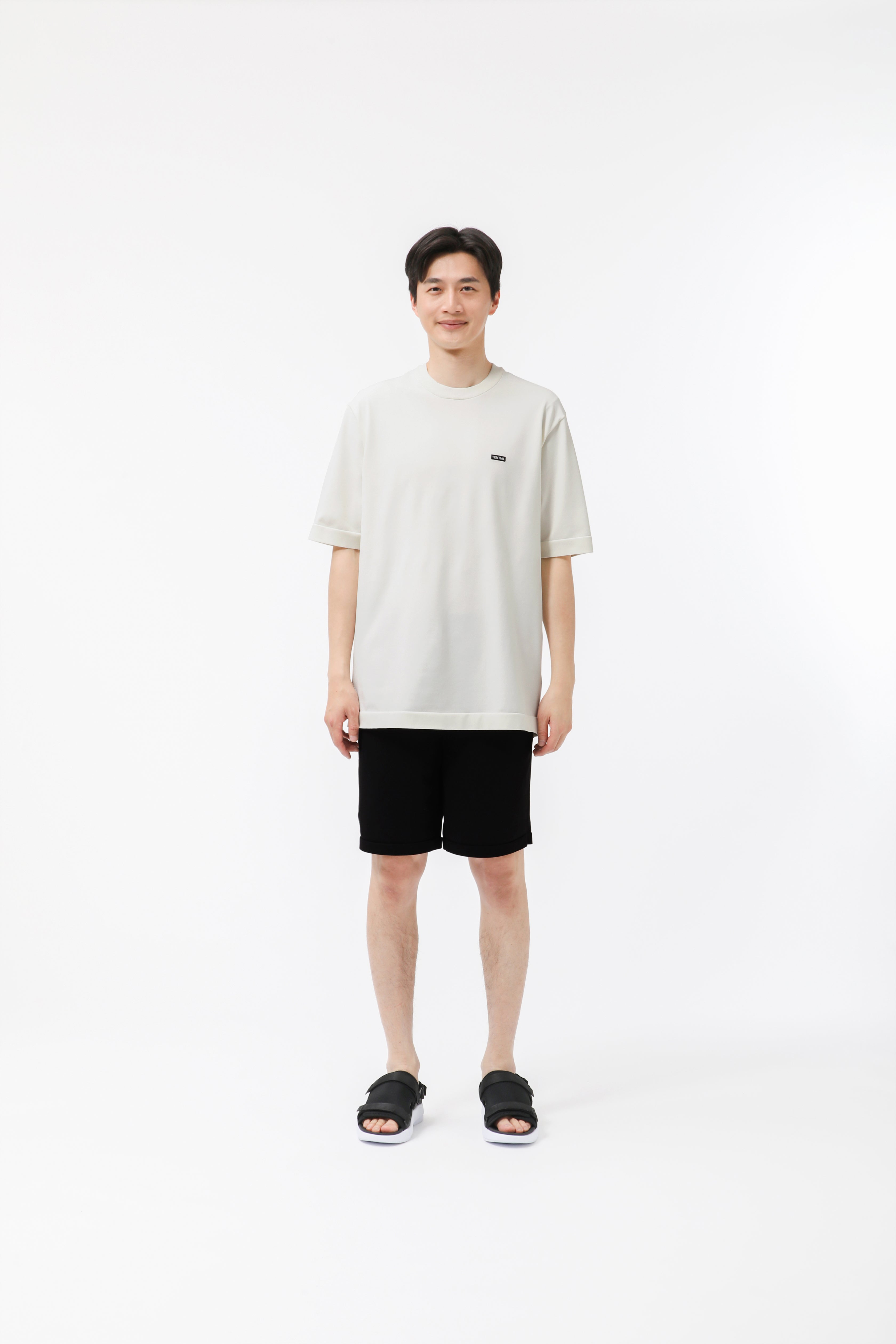 MIGARU Light Knit Short Sleeve T-Shirt / Short Pants