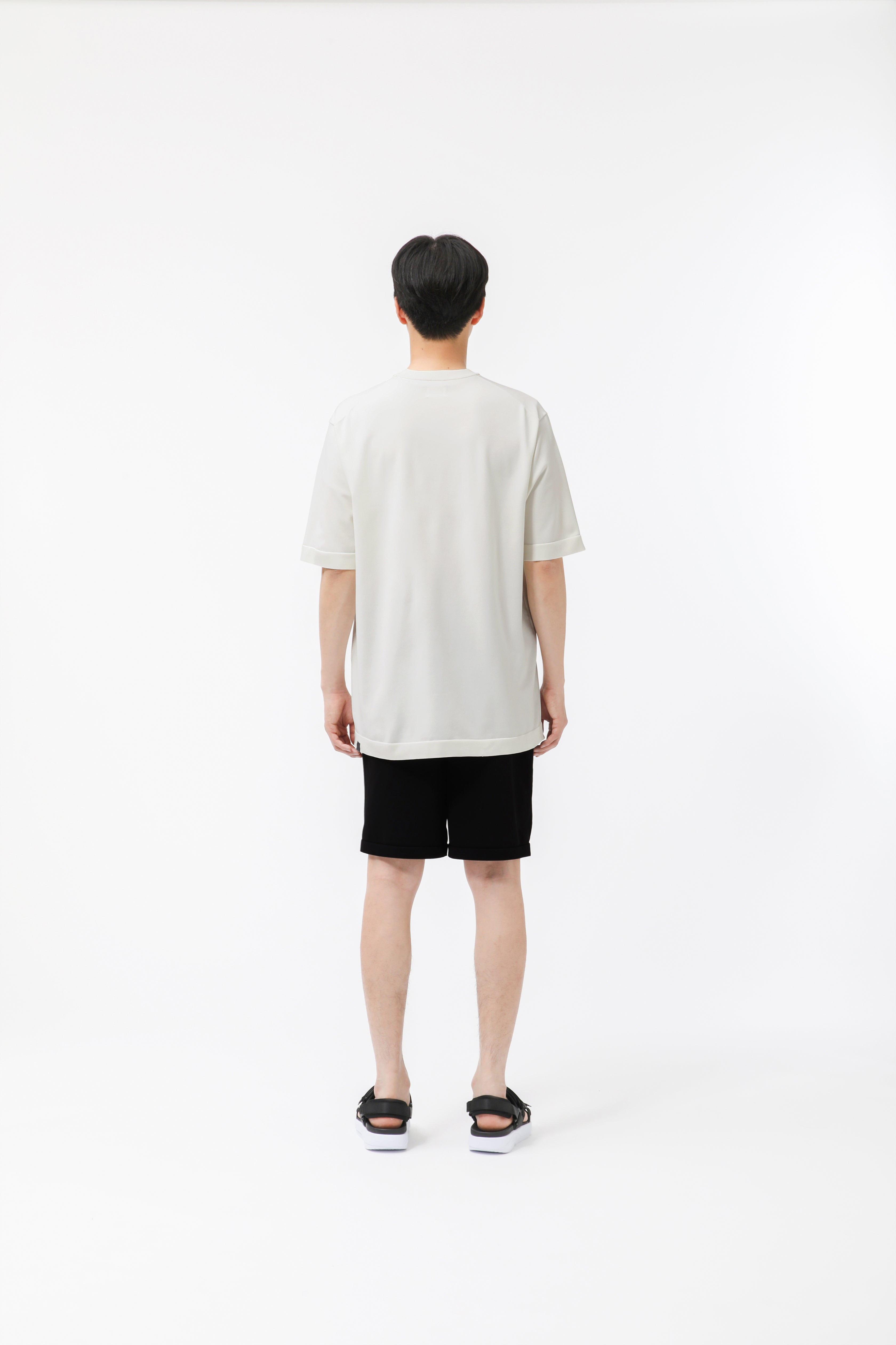 MIGARU Light Knit Short Sleeve T-Shirt / Short Pants