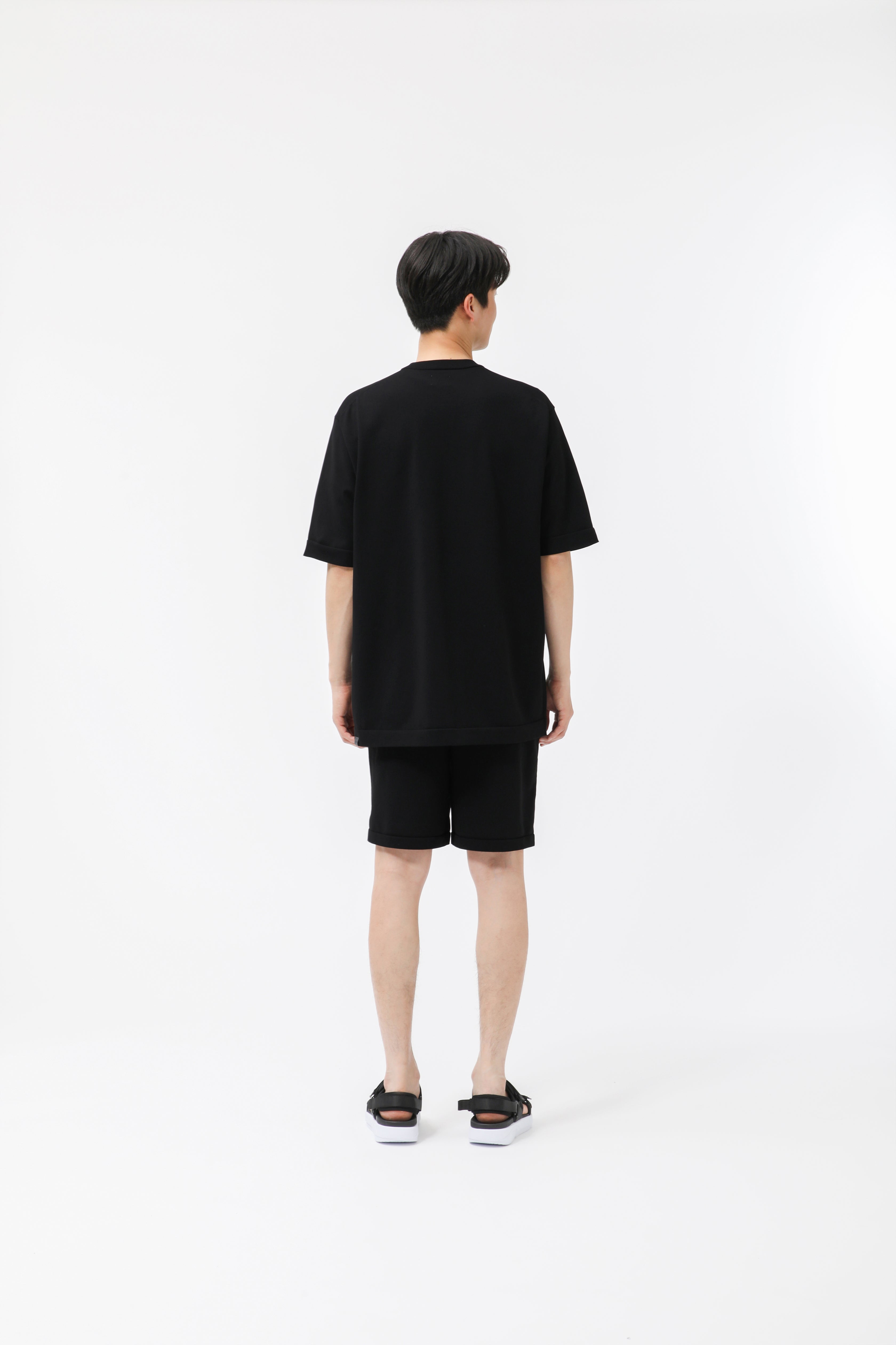 MIGARU Light Knit Short Sleeve T-Shirt / Short Pants