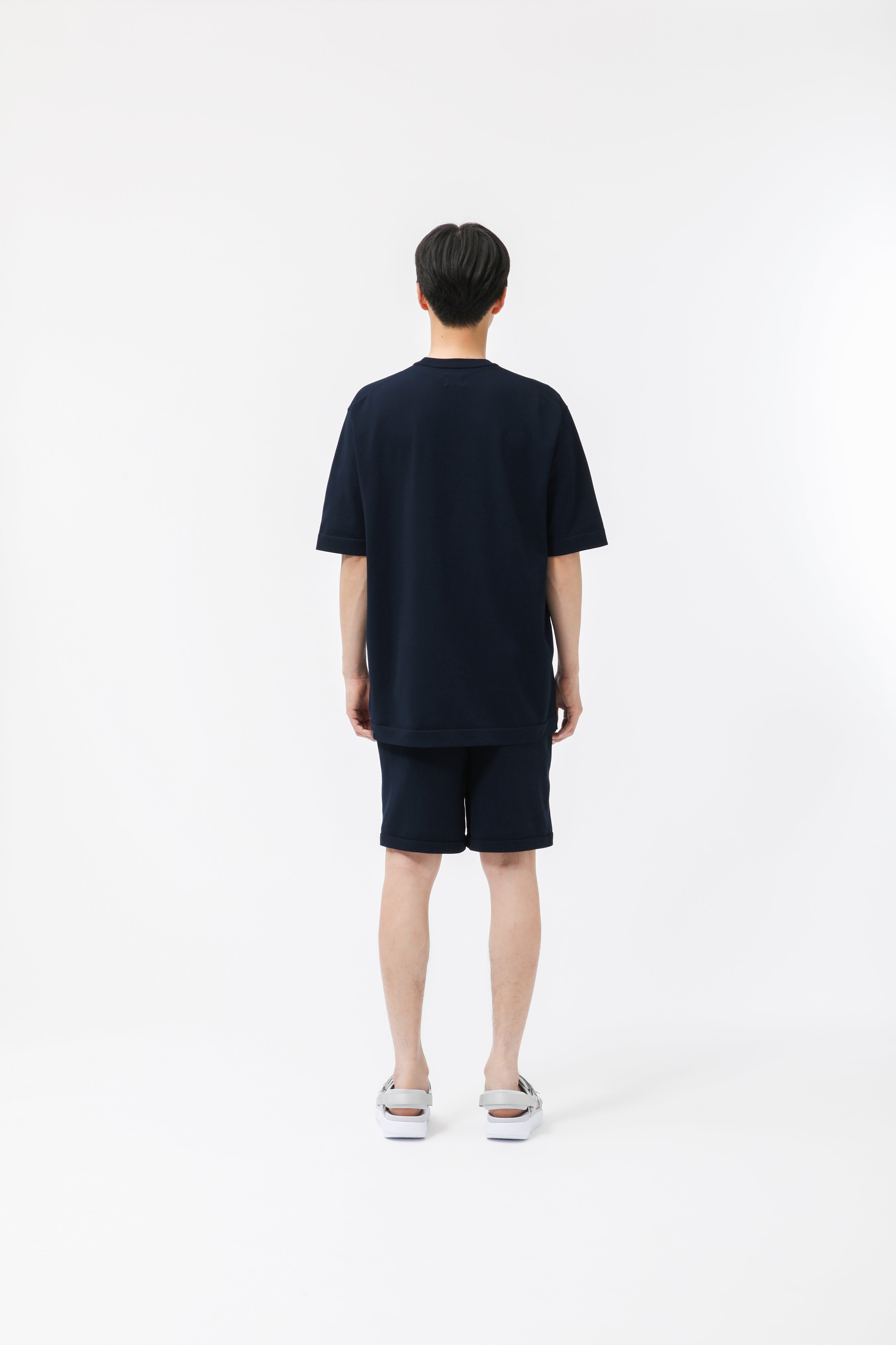 MIGARU Light Knit Short Sleeve T-Shirt / Short Pants