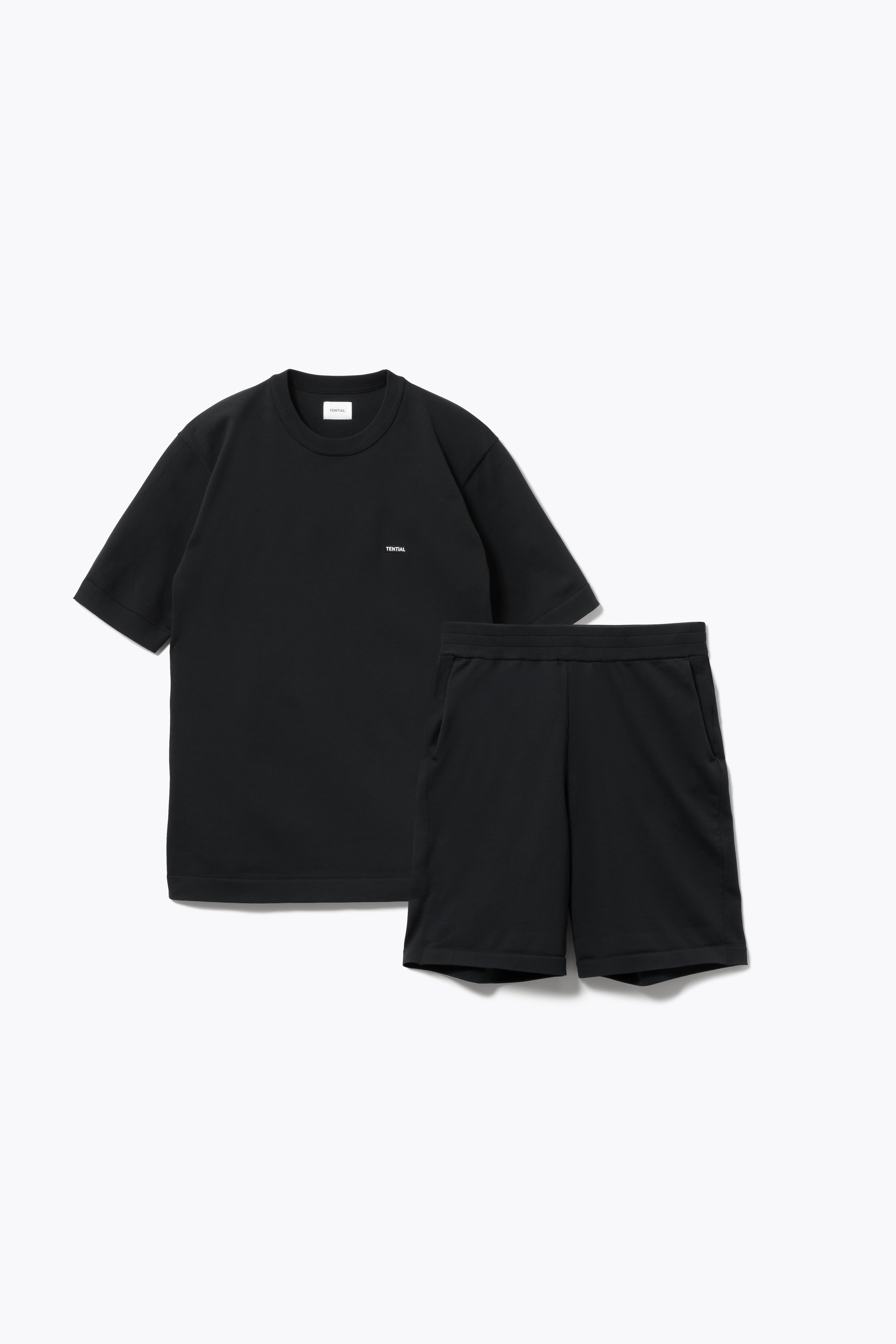 MIGARU Light Knit Short Sleeve T-Shirt / Short Pants