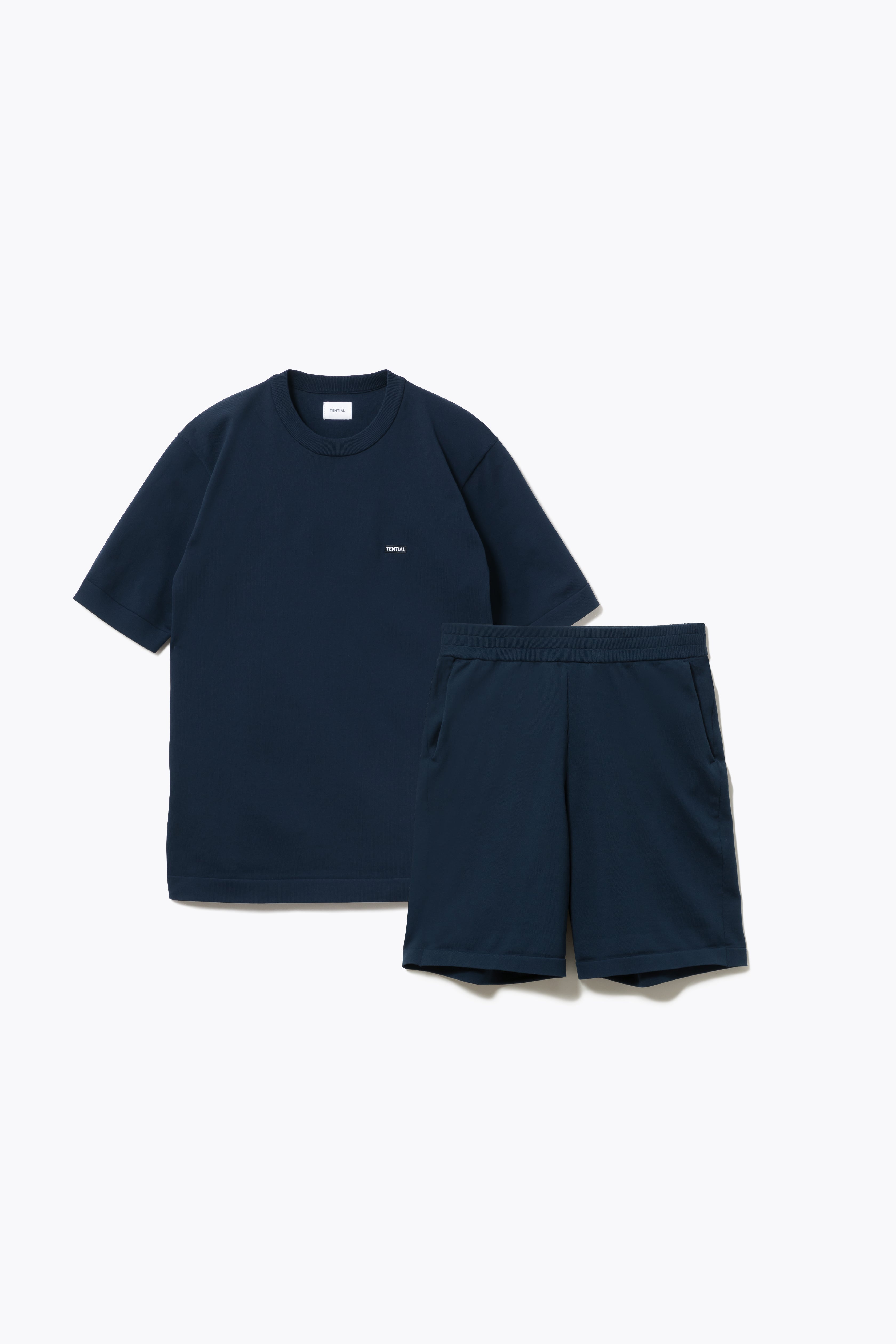 MIGARU Light Knit Short Sleeve T-Shirt / Short Pants