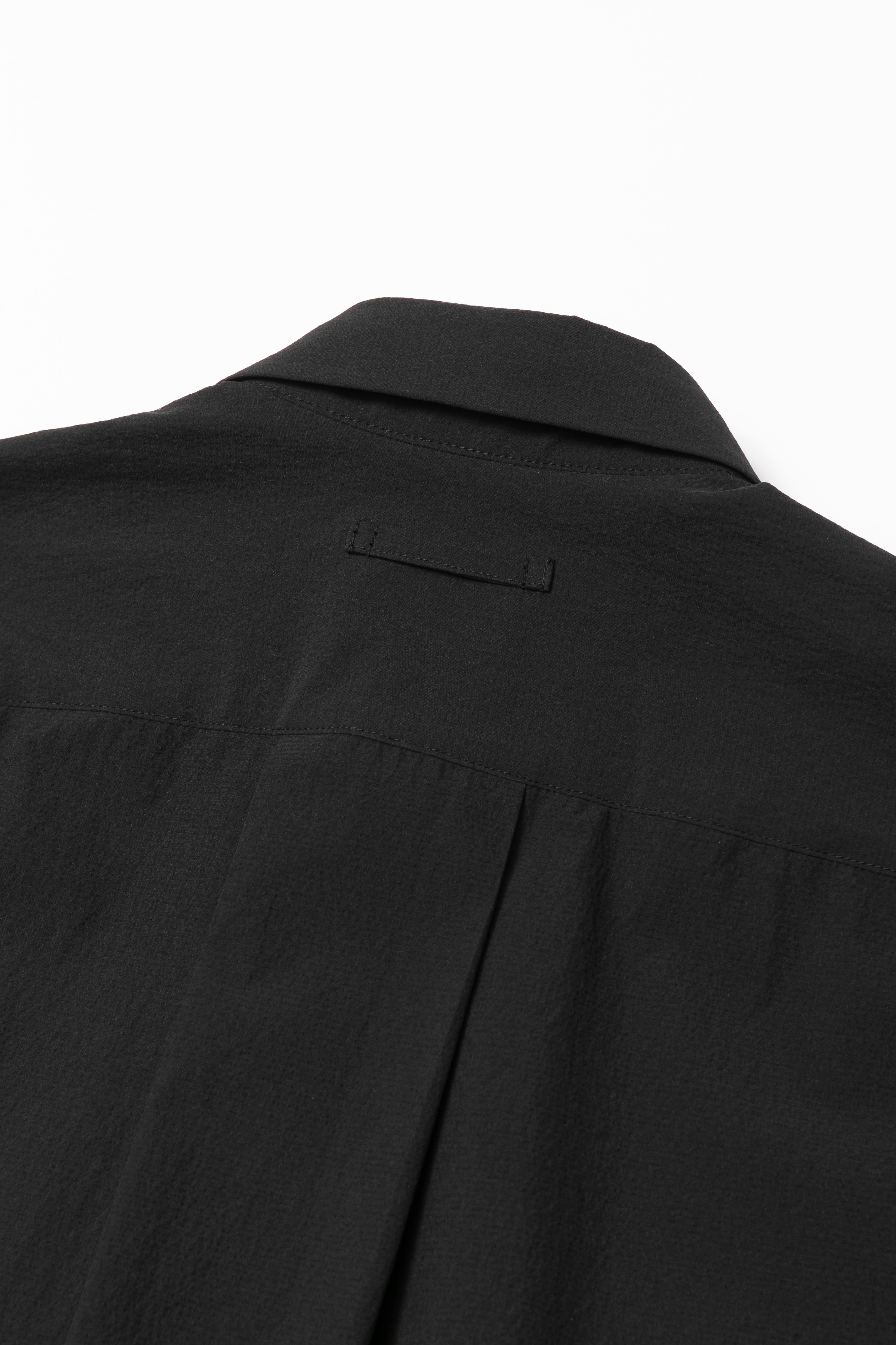 MIGARU Seersucker Short Sleeve Shirt / Long Pants