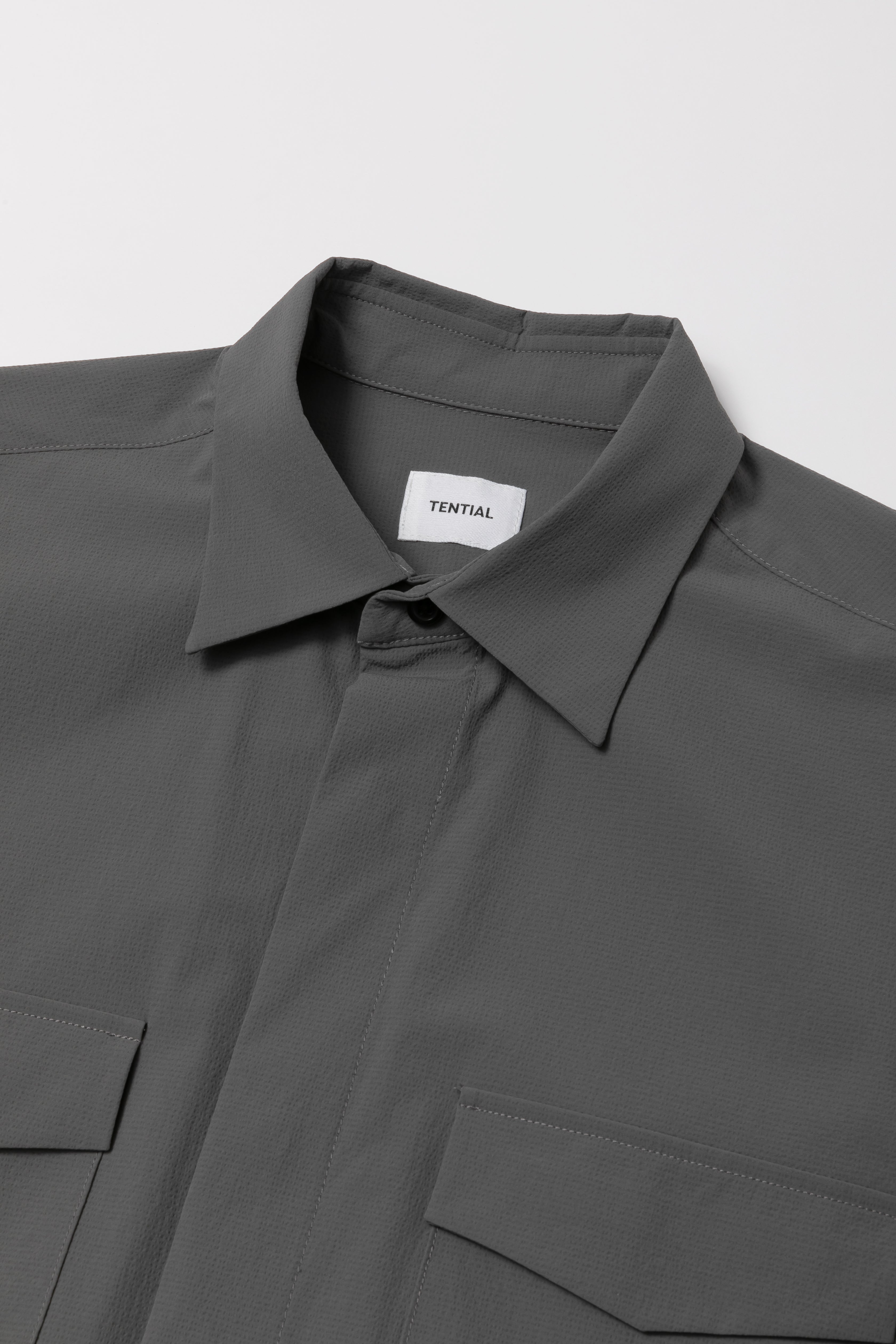 MIGARU Seersucker Short Sleeve Shirt / Long Pants