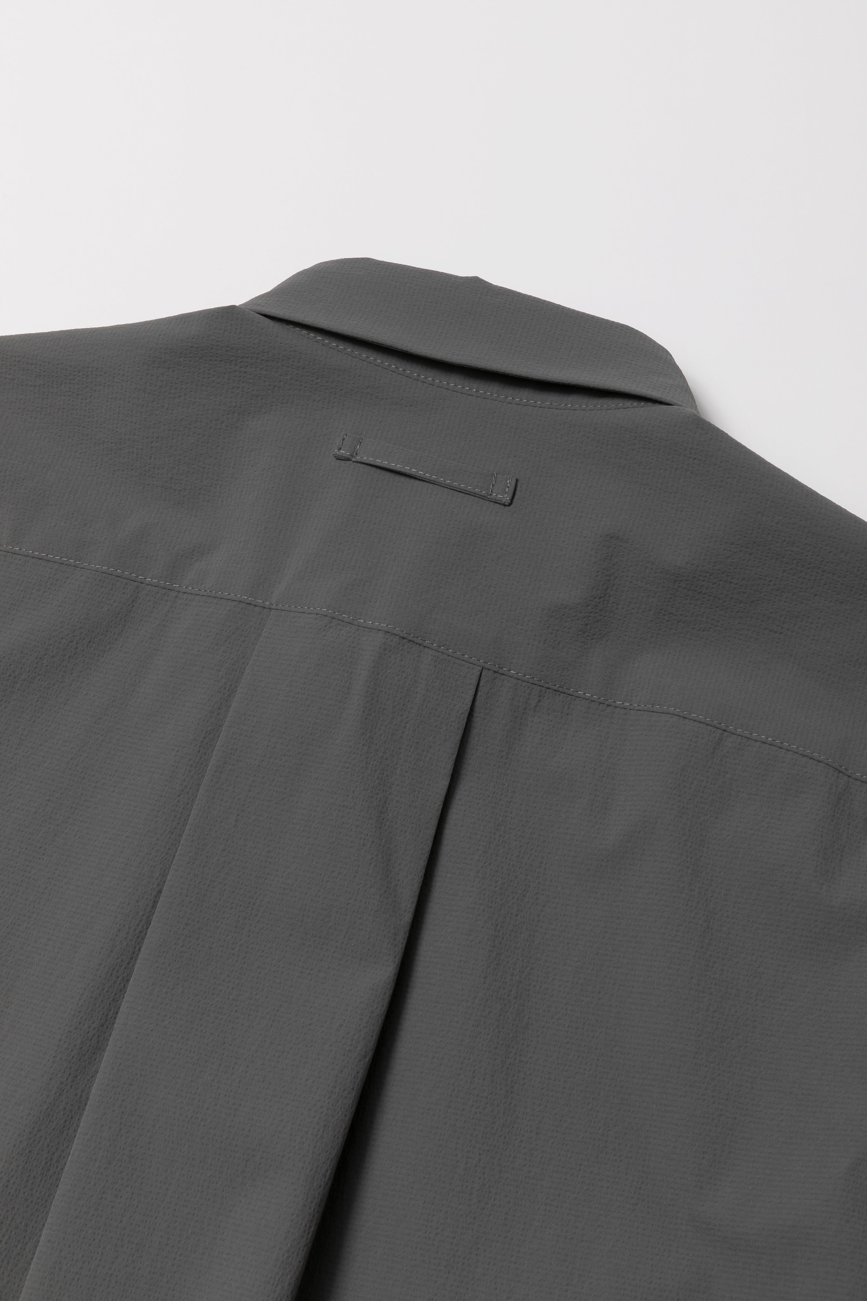 MIGARU Seersucker Short Sleeve Shirt / Long Pants