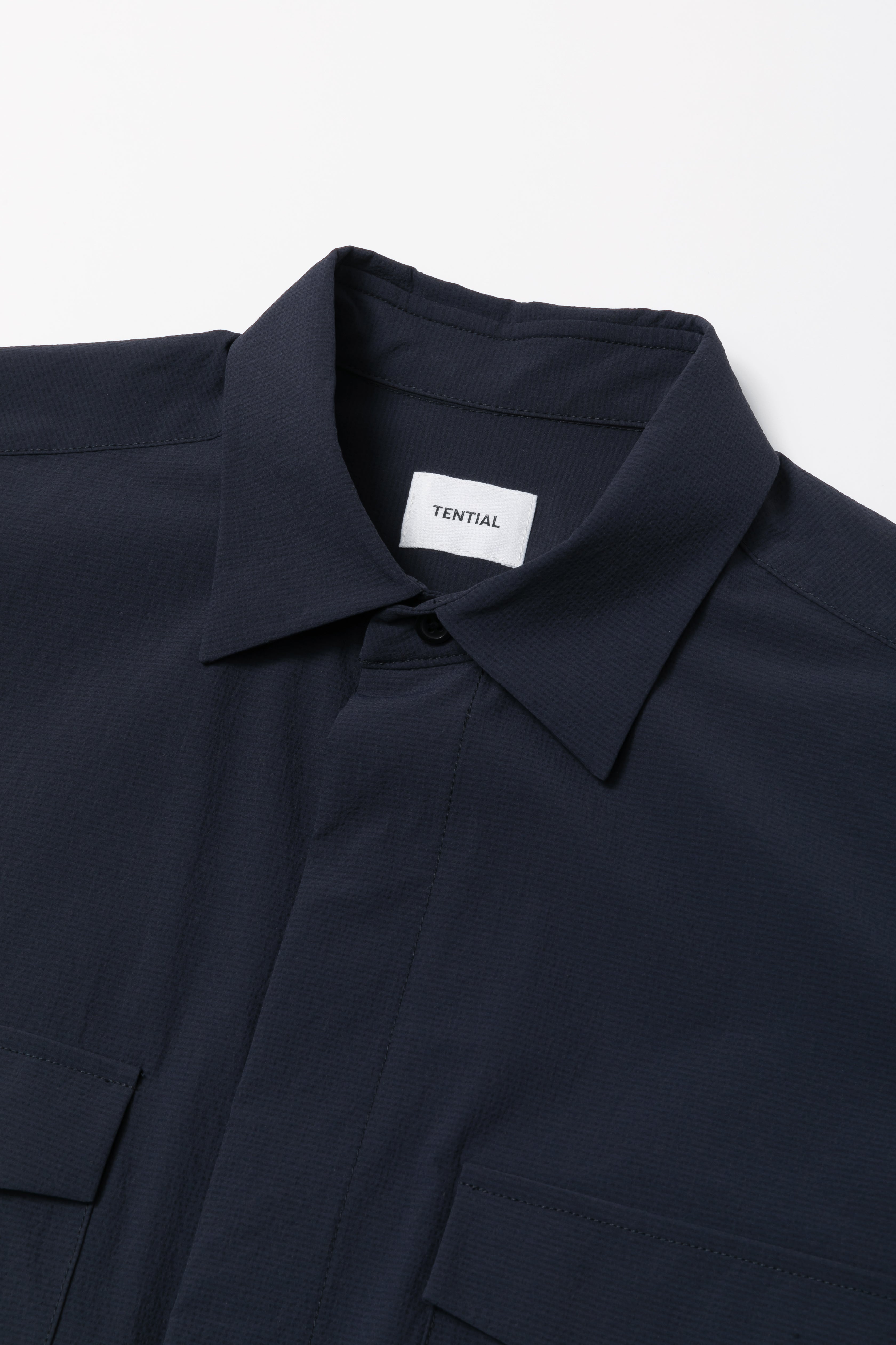 MIGARU Seersucker Short Sleeve Shirt / Long Pants