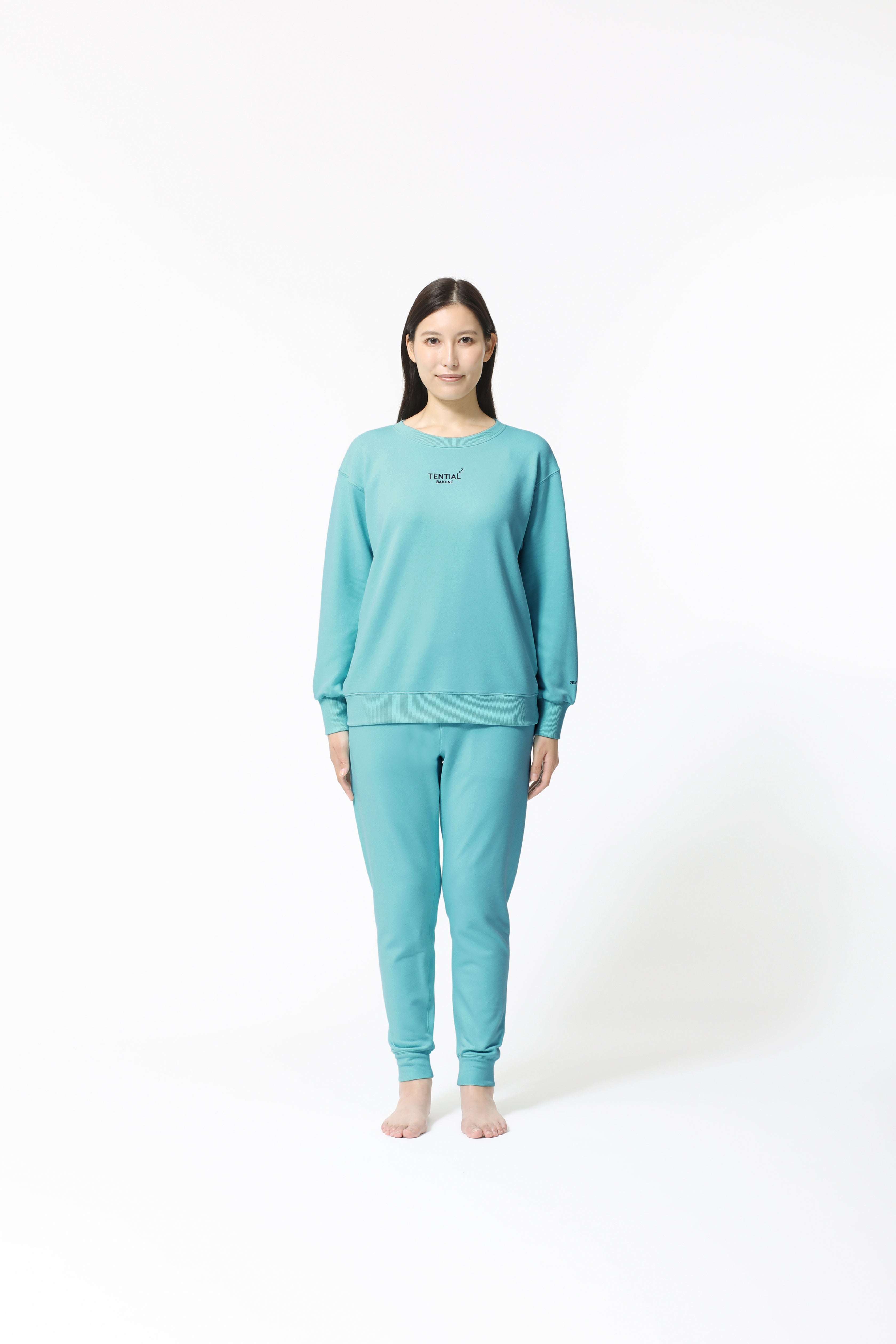 BAKUNE Sweat Women's Long Sleeve Crew Neck / Long Pants
