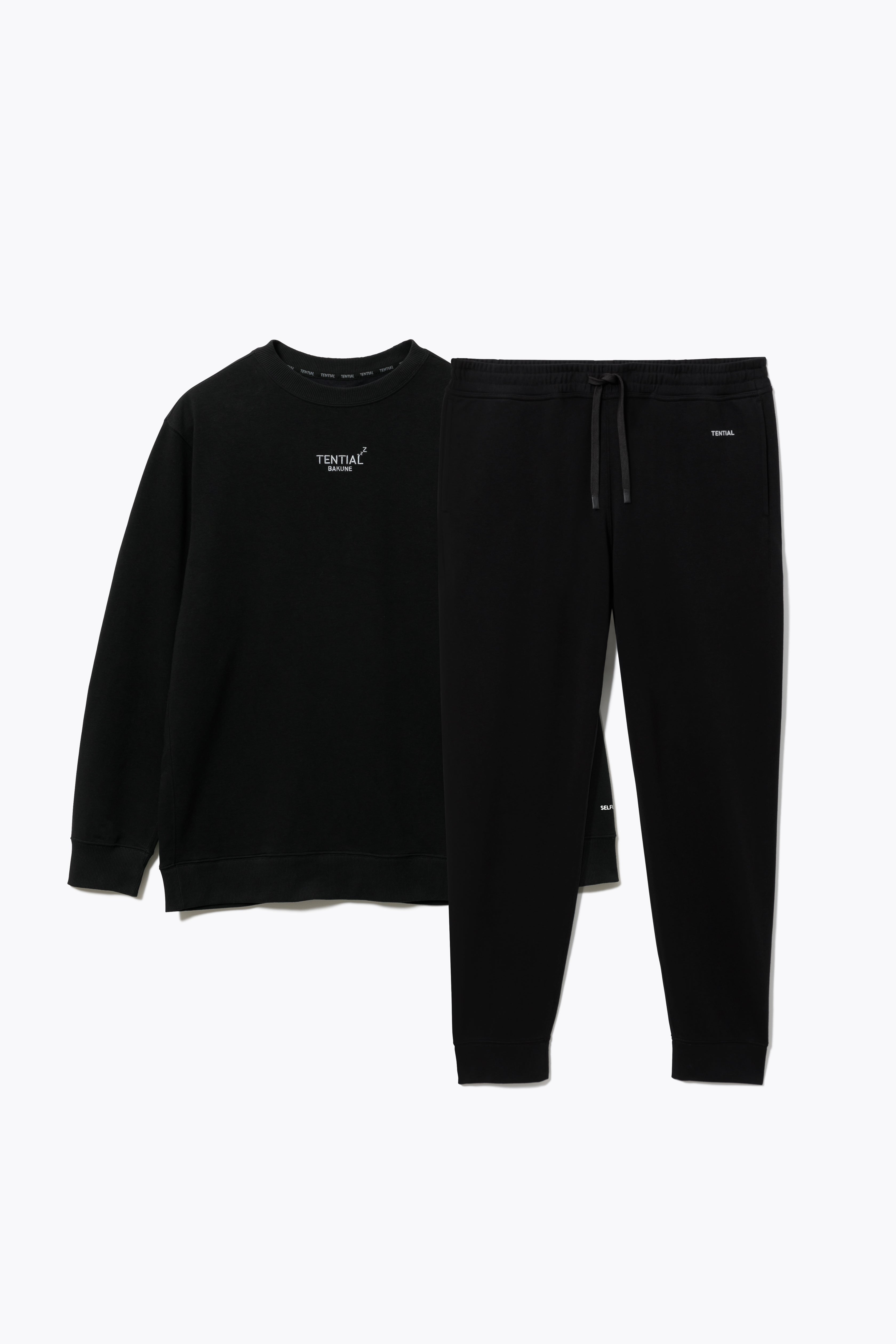 BAKUNE Sweat Men's Long Sleeve Crew Neck / Long Pants
