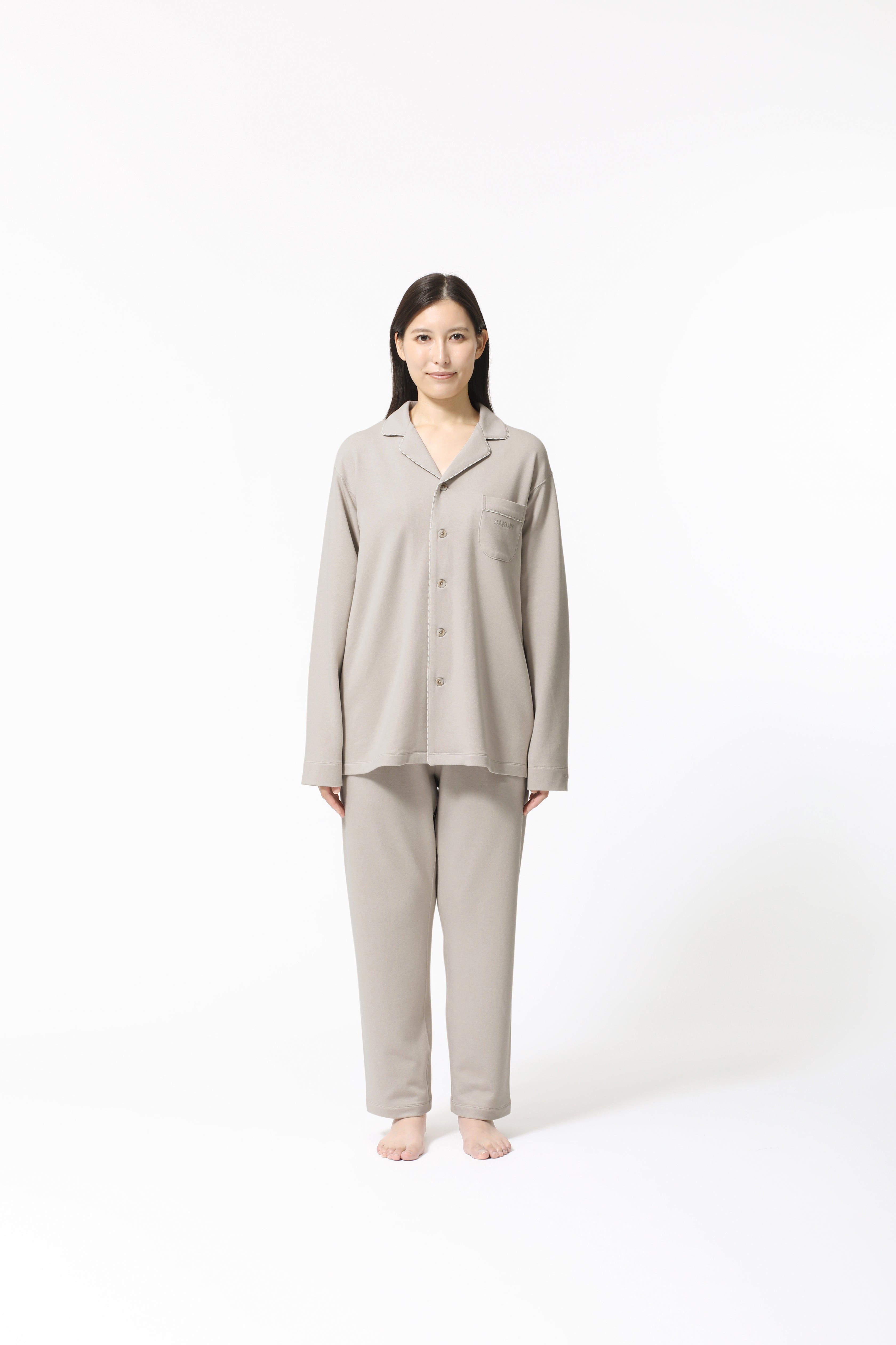 BAKUNE Pajamas Sweat Long Sleeve / Long Pants