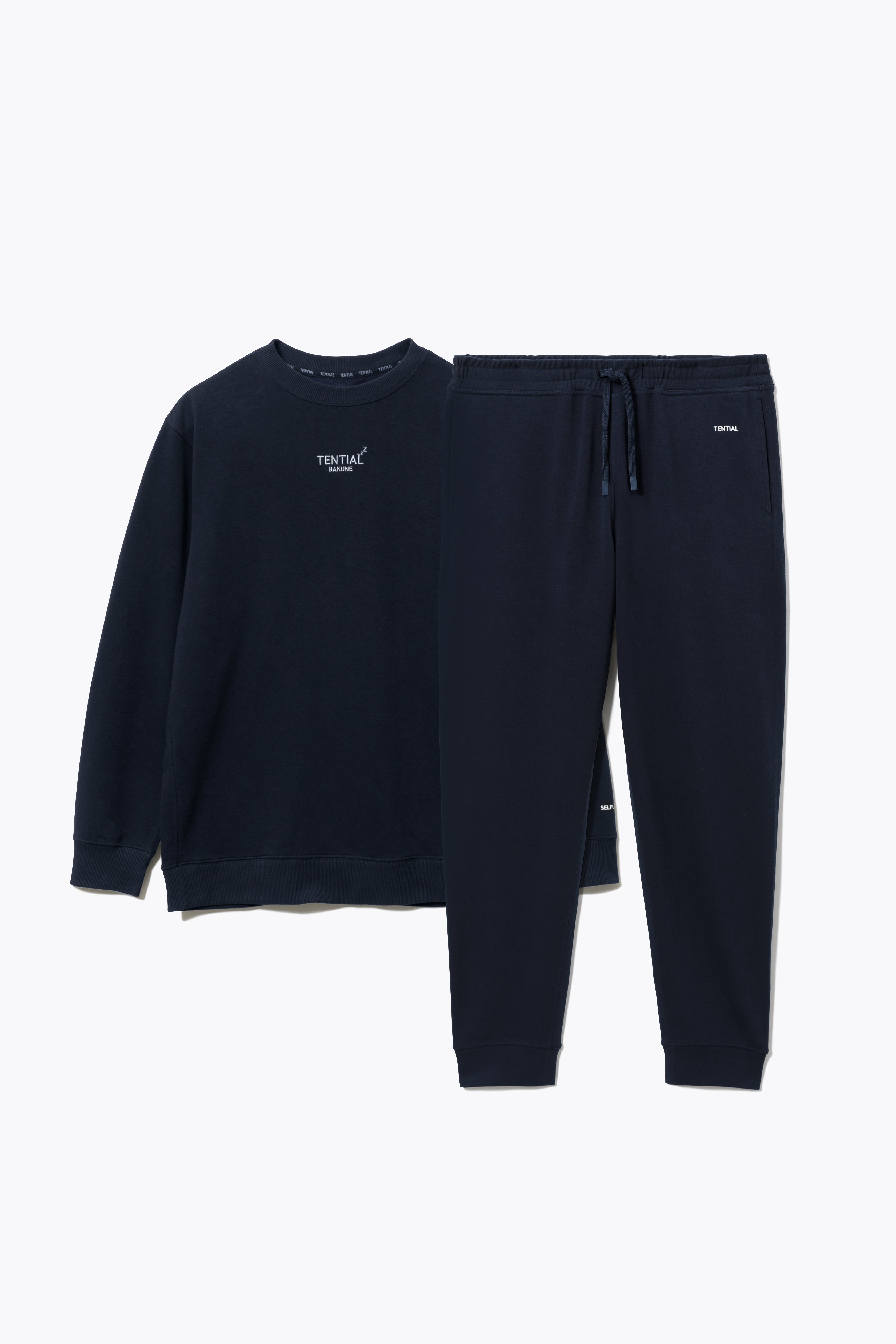 BAKUNE Sweat Men's Long Sleeve Crew Neck / Long Pants