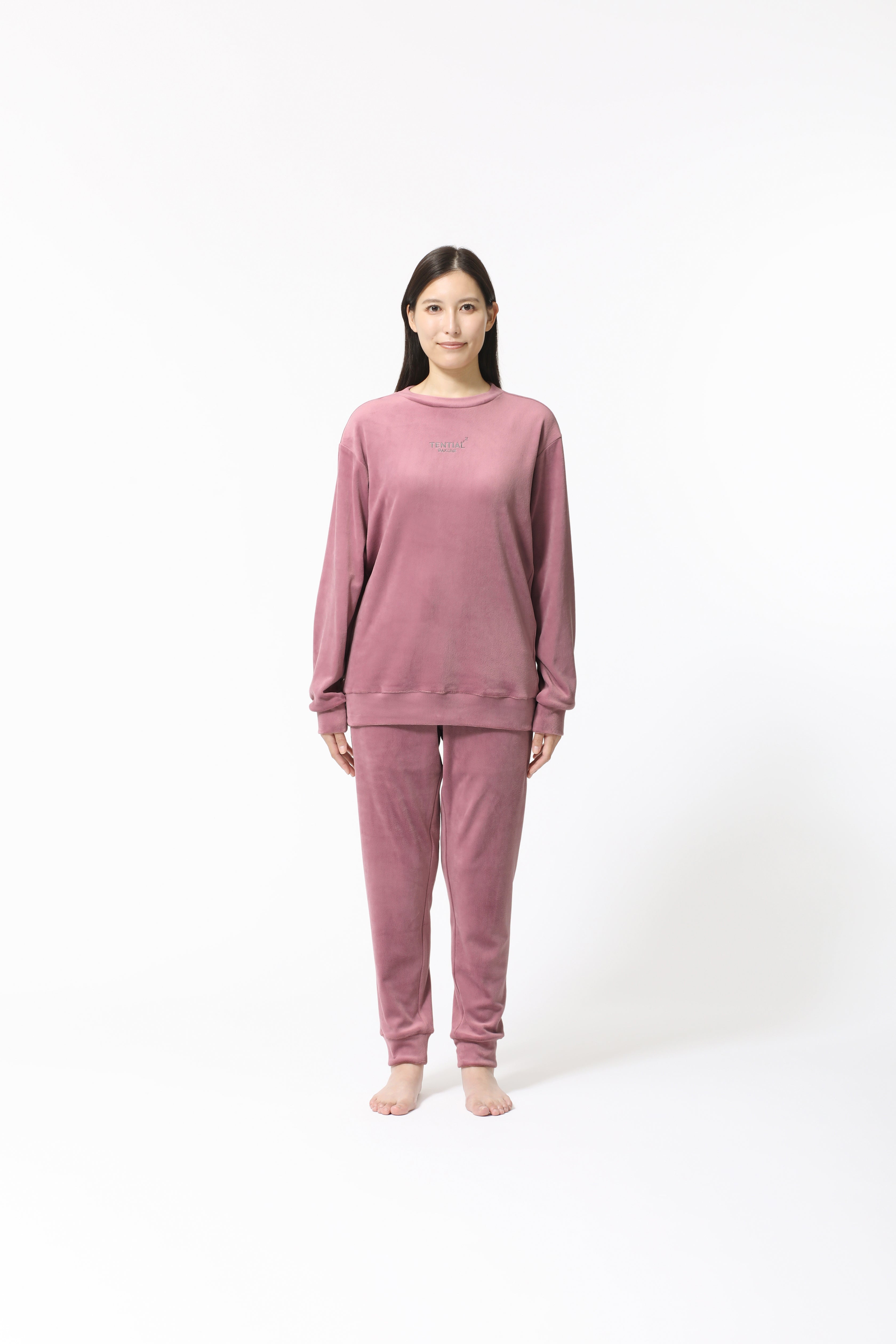 BAKUNE Velour Long Sleeve Crew Neck / Long Pants