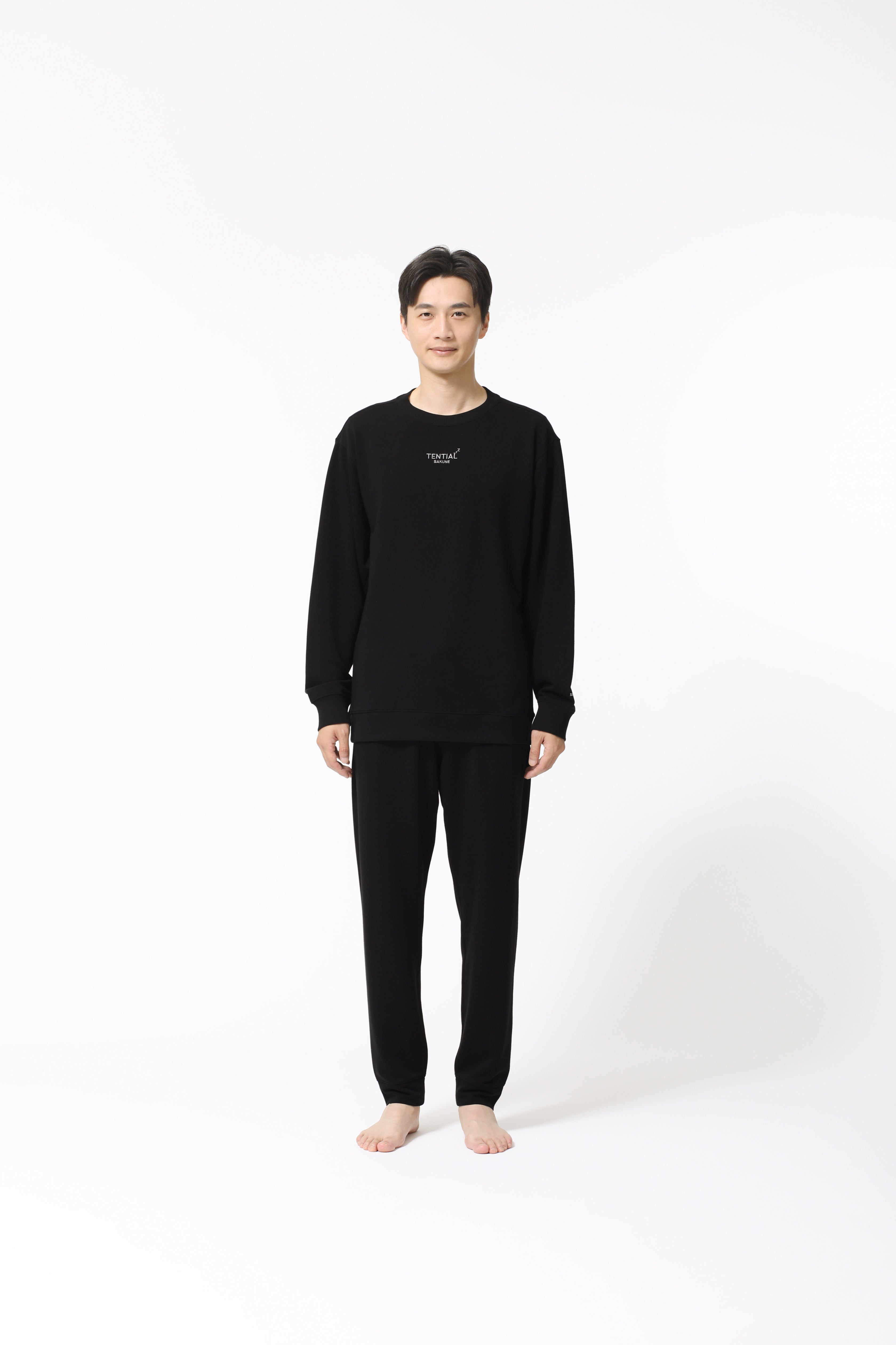 BAKUNE Sweat Men's Long Sleeve Crew Neck / Long Pants