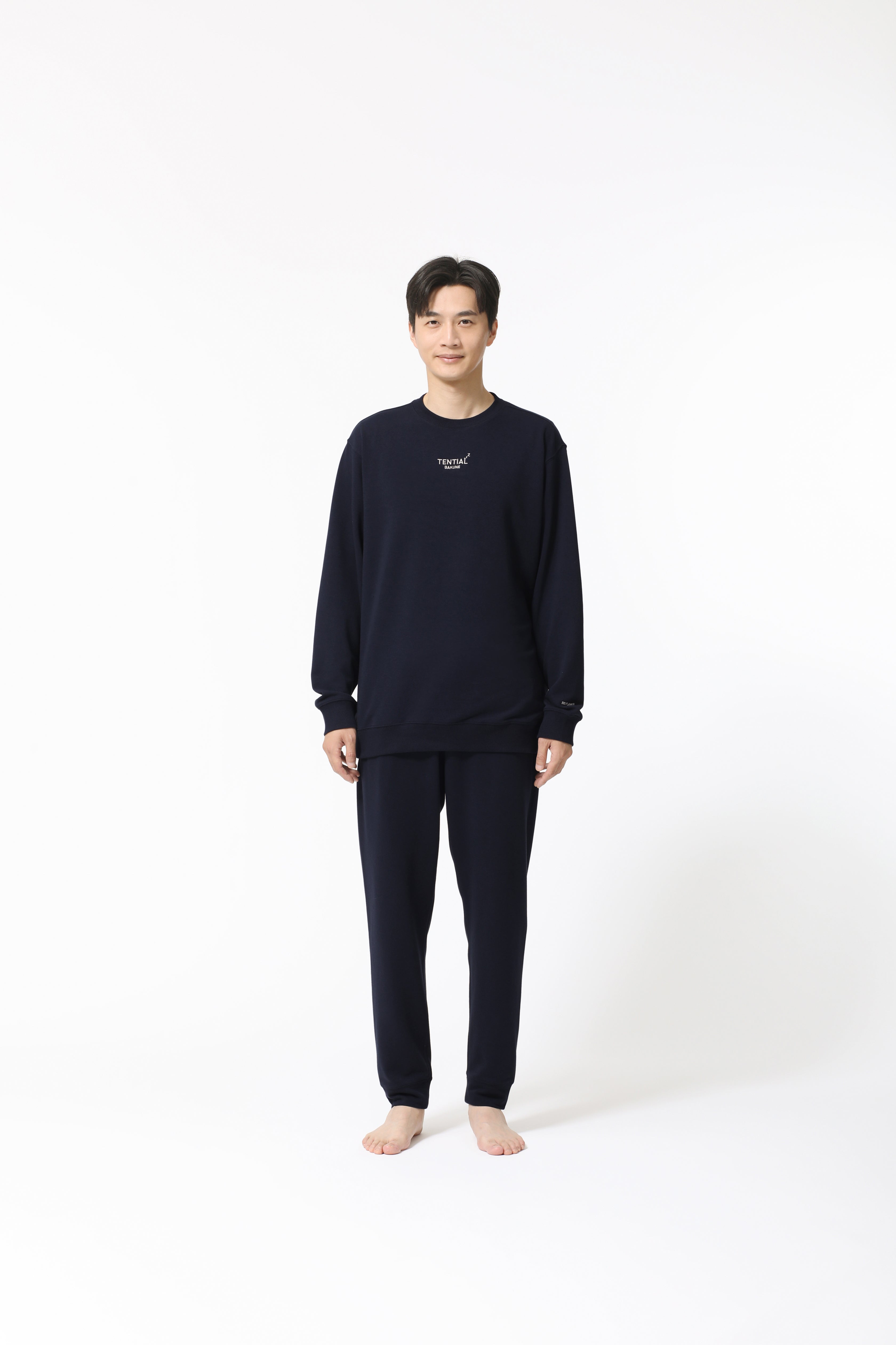 BAKUNE Sweat Men's Long Sleeve Crew Neck / Long Pants