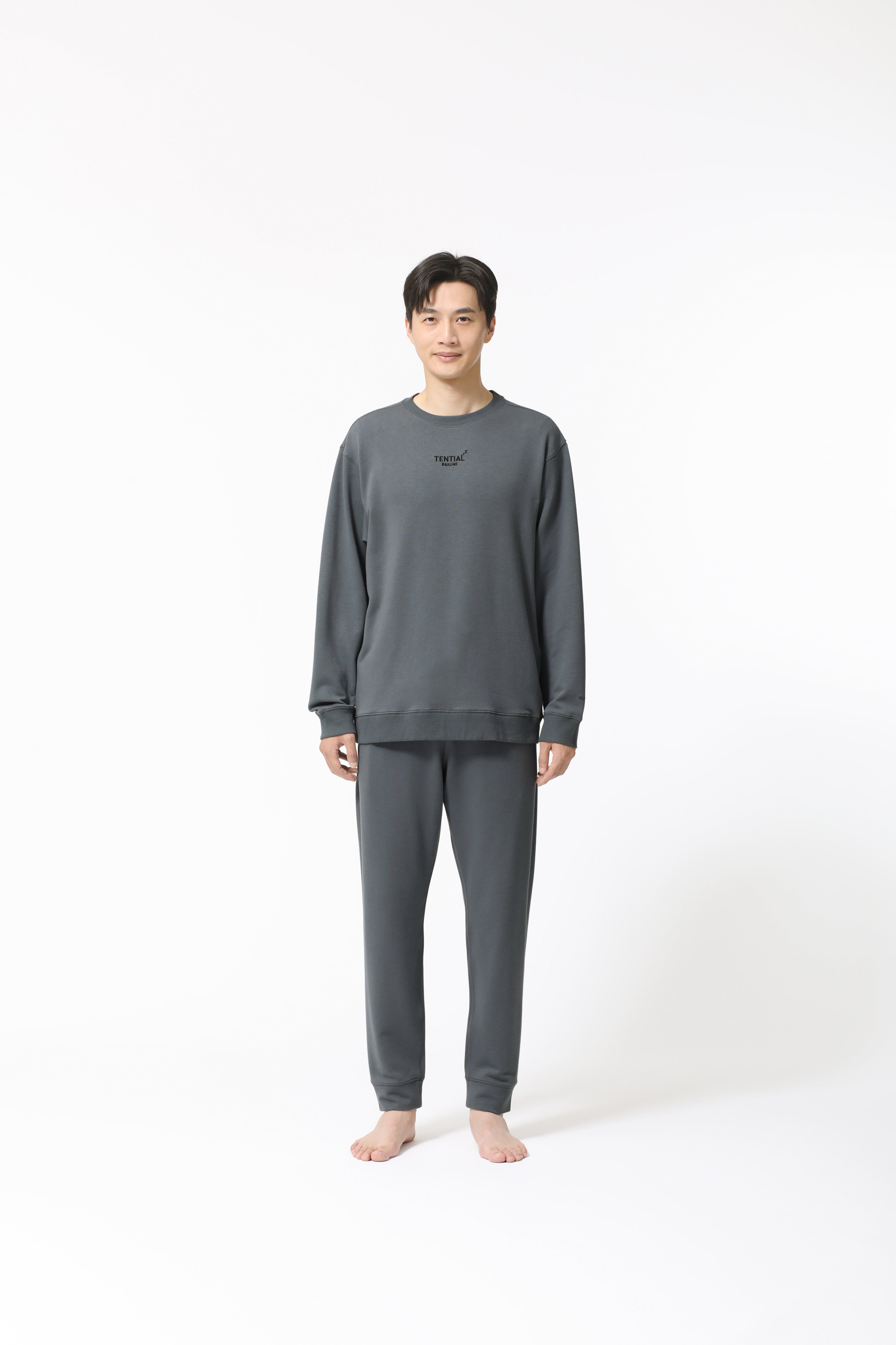 BAKUNE Sweat Men's Long Sleeve Crew Neck / Long Pants
