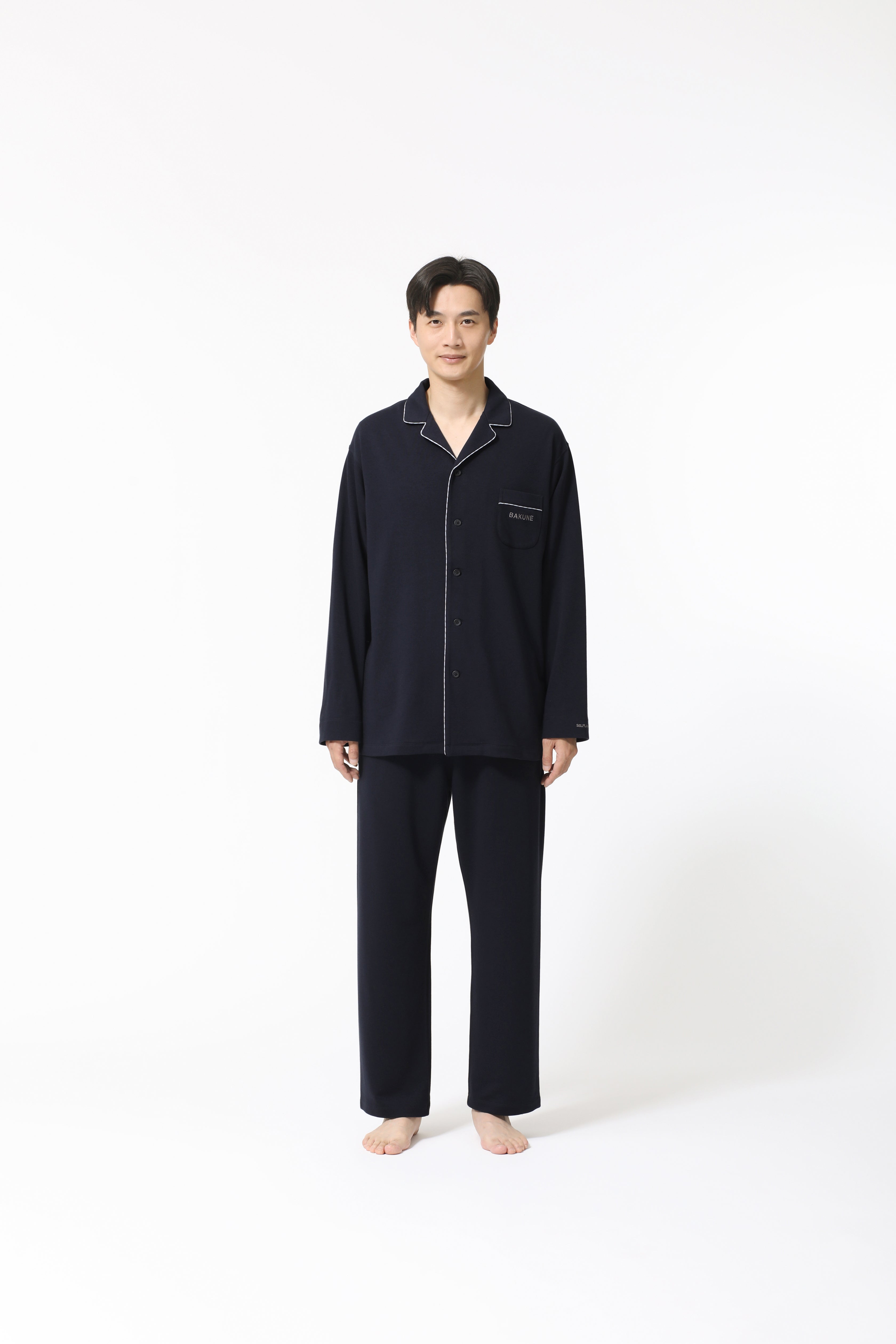 BAKUNE Pajamas Sweat Long Sleeve / Long Pants