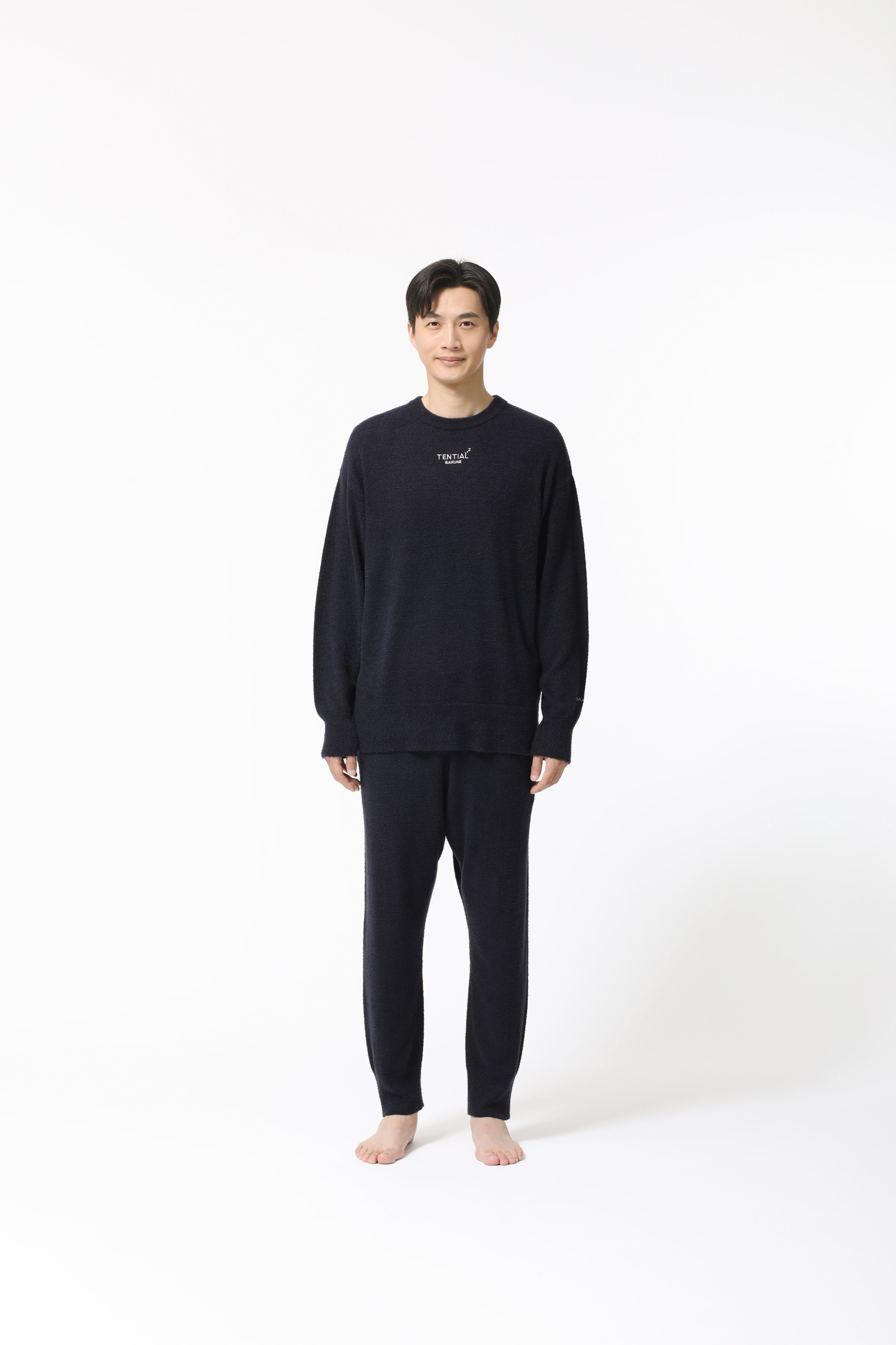 BAKUNE Soft Knit Long Sleeve Crew Neck / Long Pants