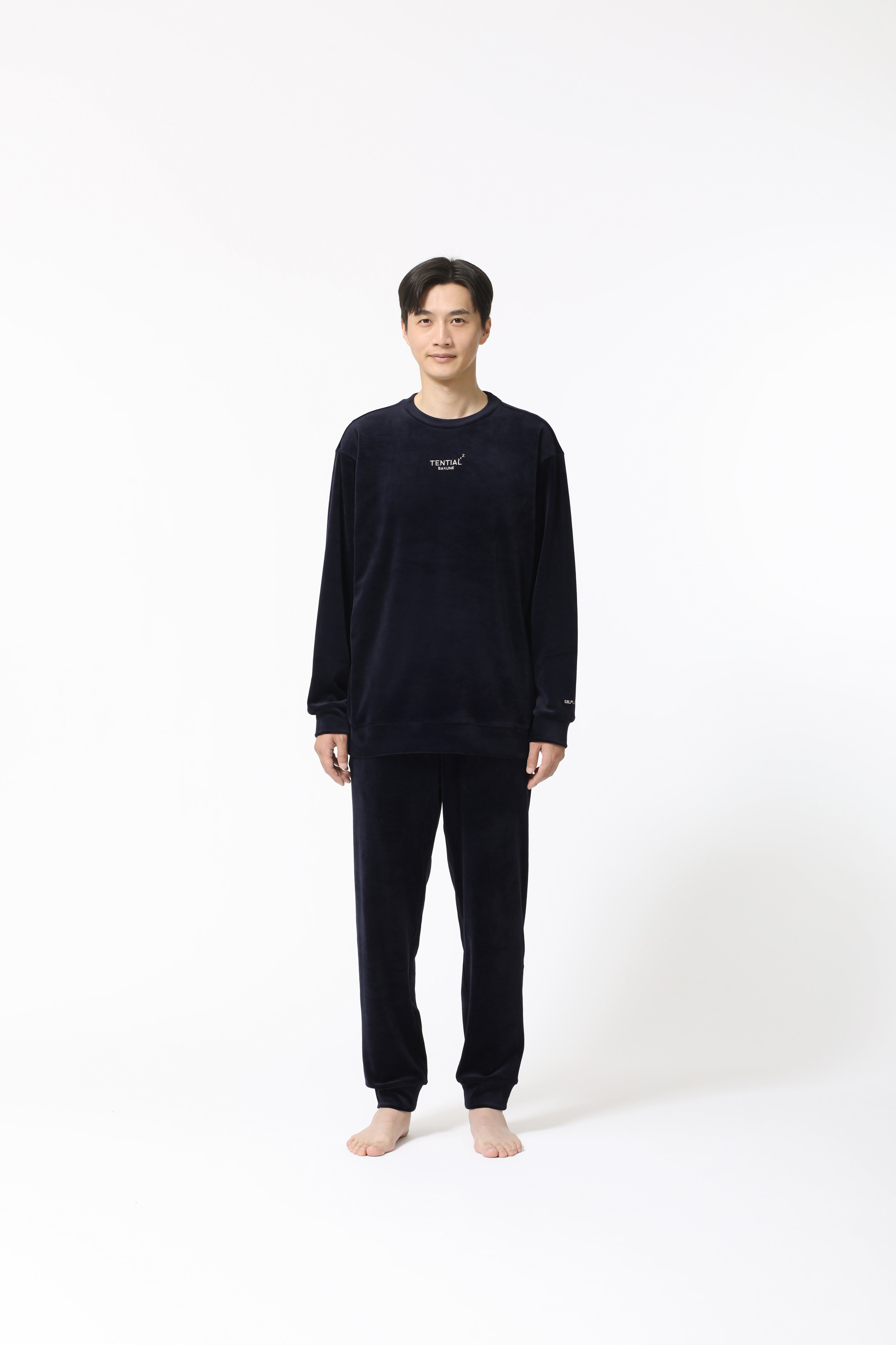 BAKUNE Velour Long Sleeve Crew Neck / Long Pants