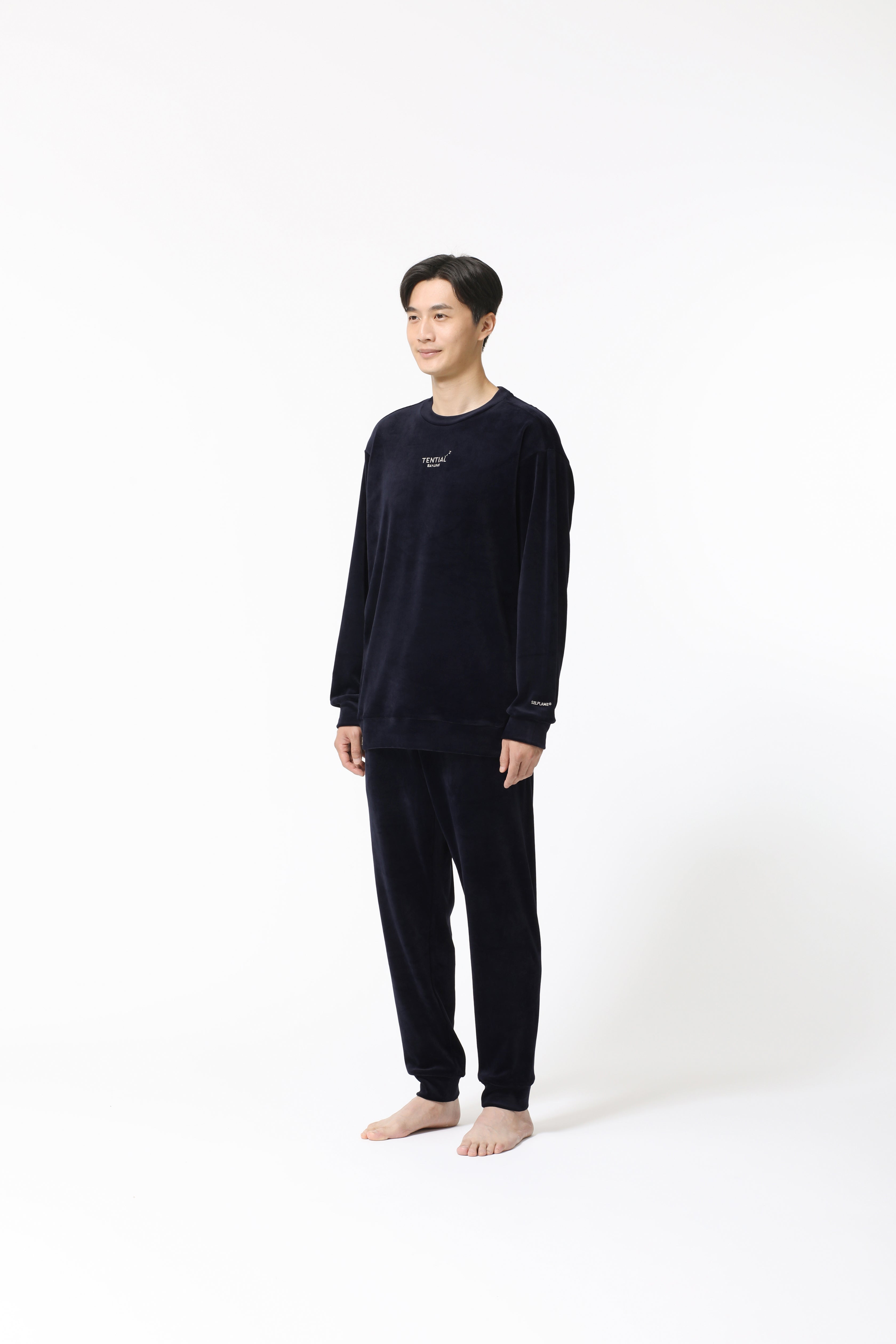 BAKUNE Velour Long Sleeve Crew Neck / Long Pants