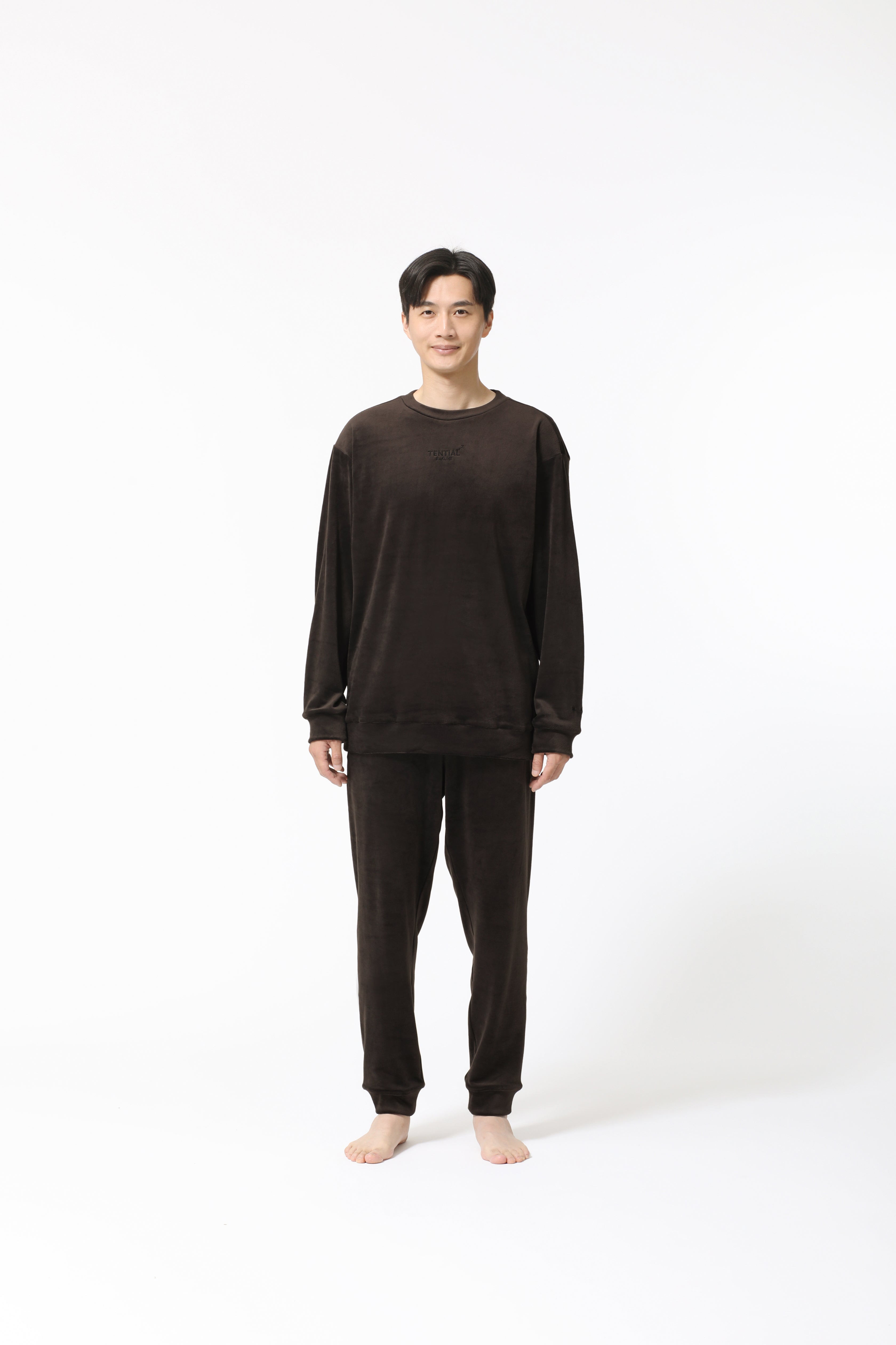 BAKUNE Velour Long Sleeve Crew Neck / Long Pants
