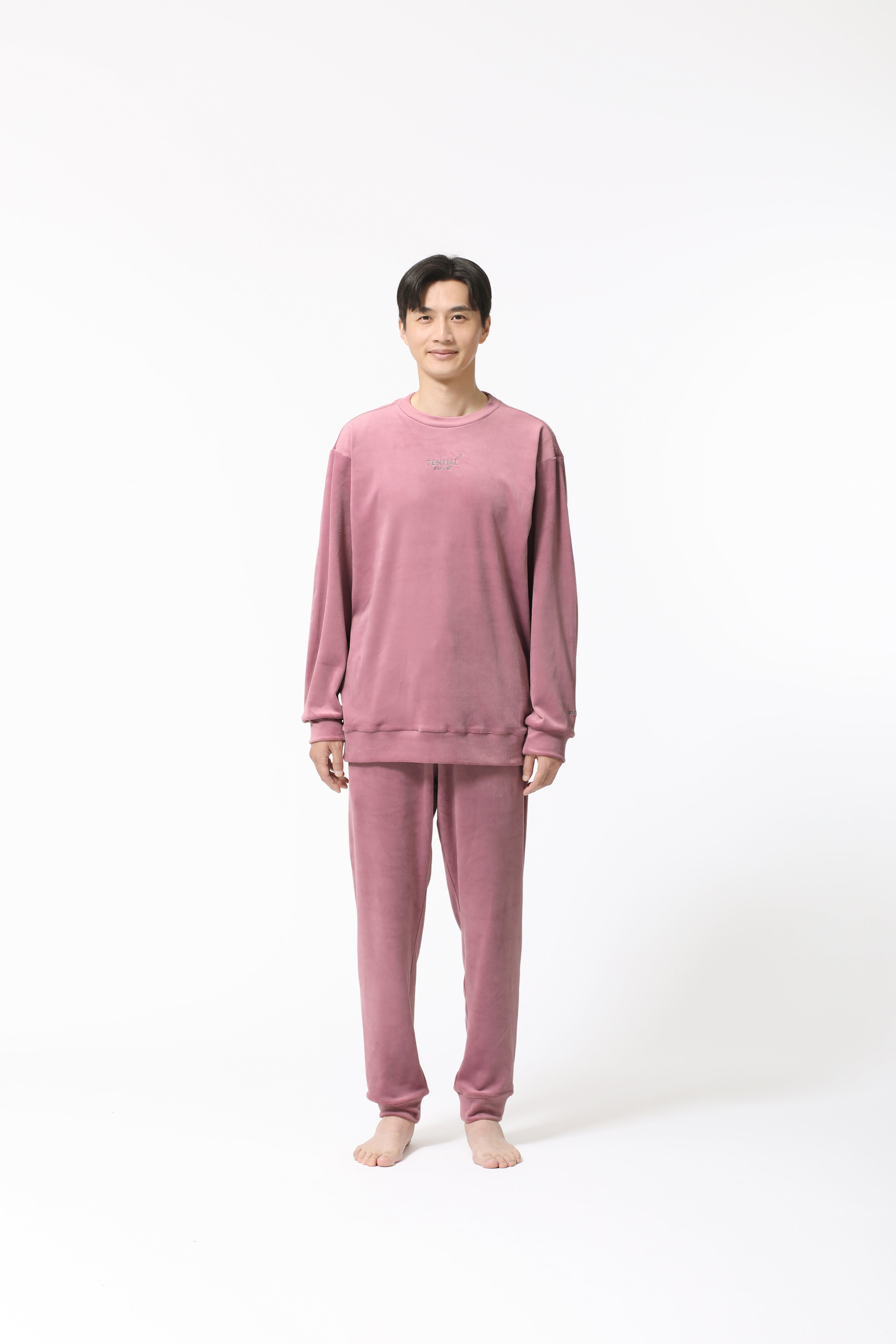 BAKUNE Velour Long Sleeve Crew Neck / Long Pants