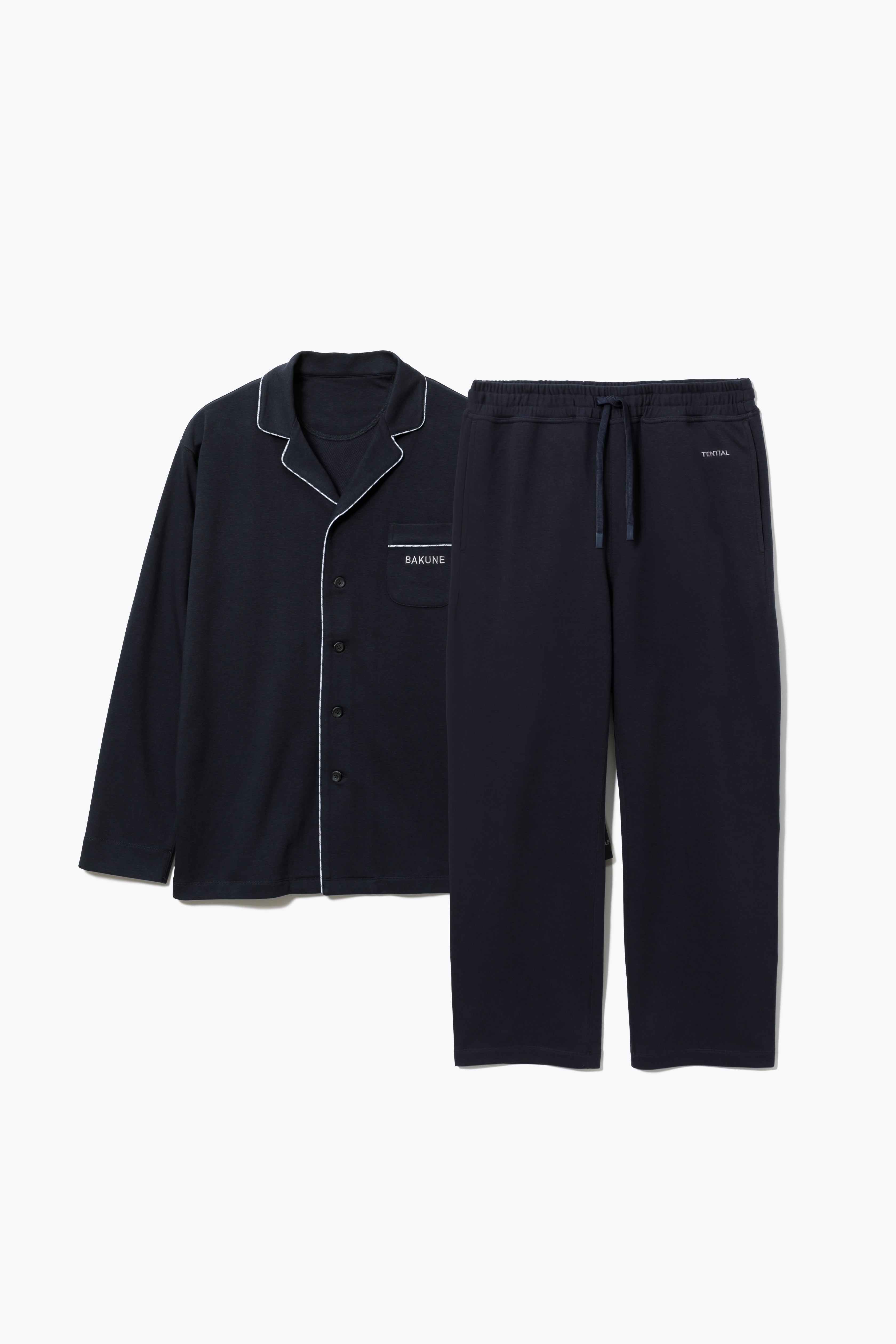 BAKUNE Pajamas Sweat Long Sleeve / Long Pants