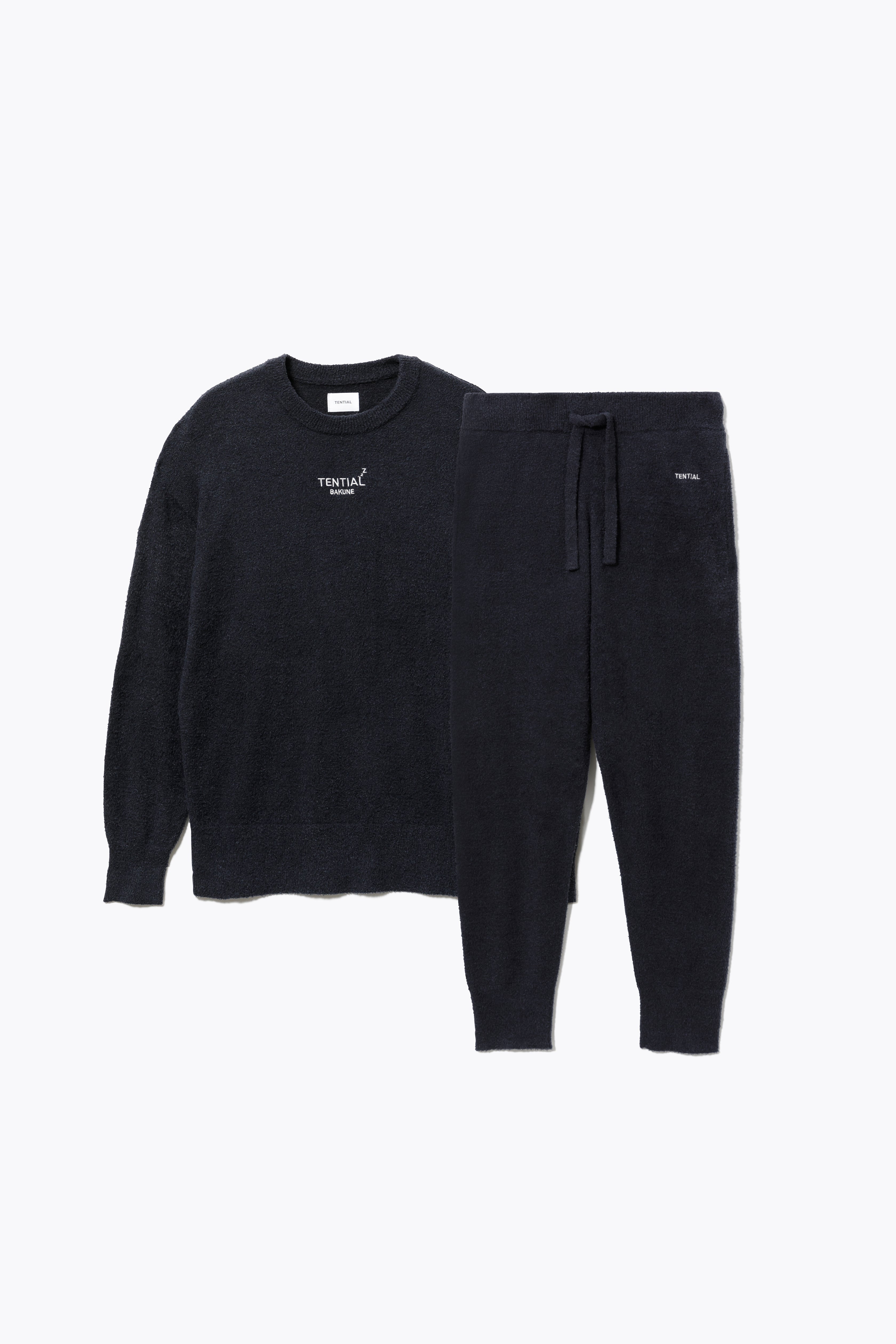 BAKUNE Soft Knit Long Sleeve Crew Neck / Long Pants