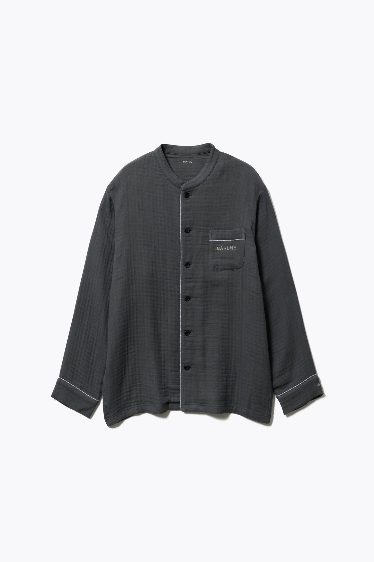 BAKUNE Pajamas Gauze Band Collar Long Setup - TENTIAL