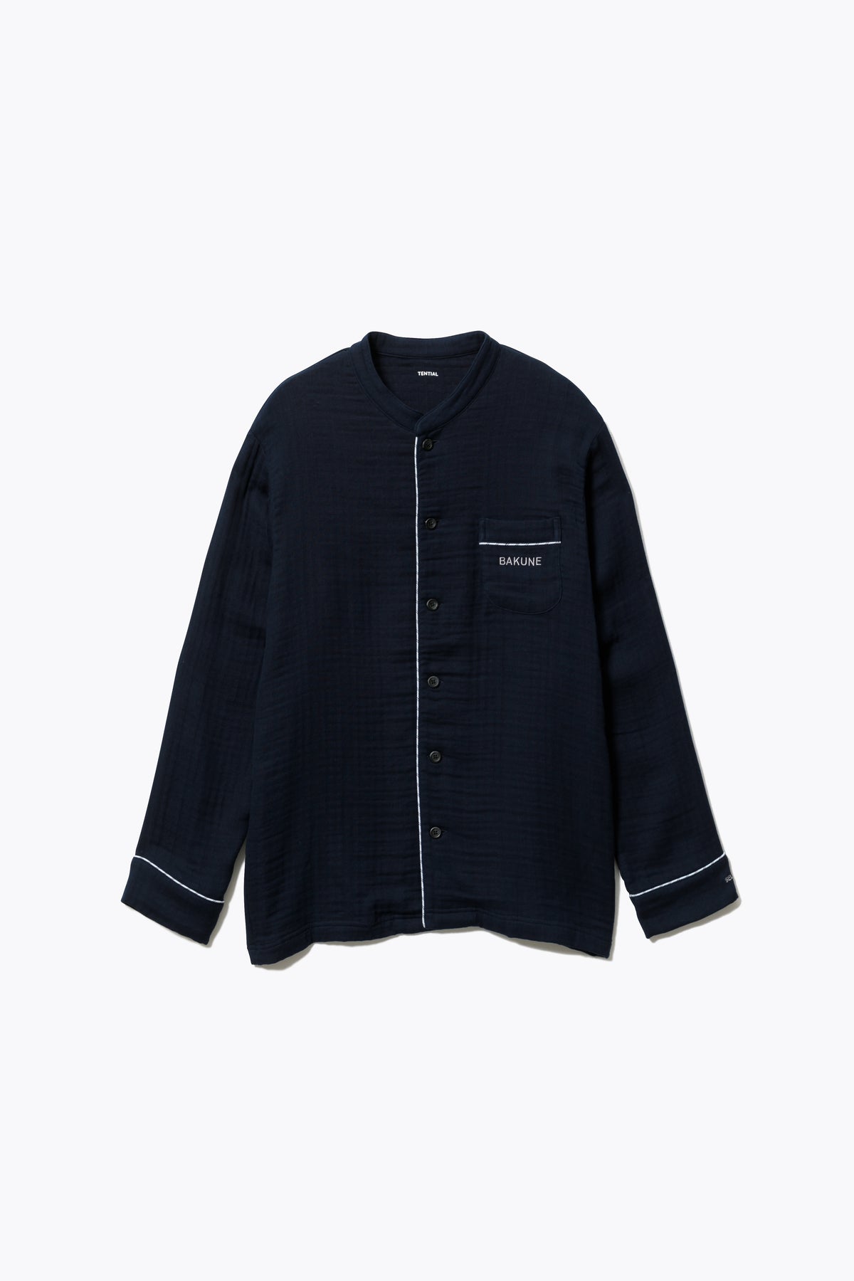 BAKUNE Pajamas Gauze Band Collar Long Setup - TENTIAL