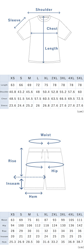 BAKUNE Dry Men's Short Sleeve T-Shirt / Short Pants