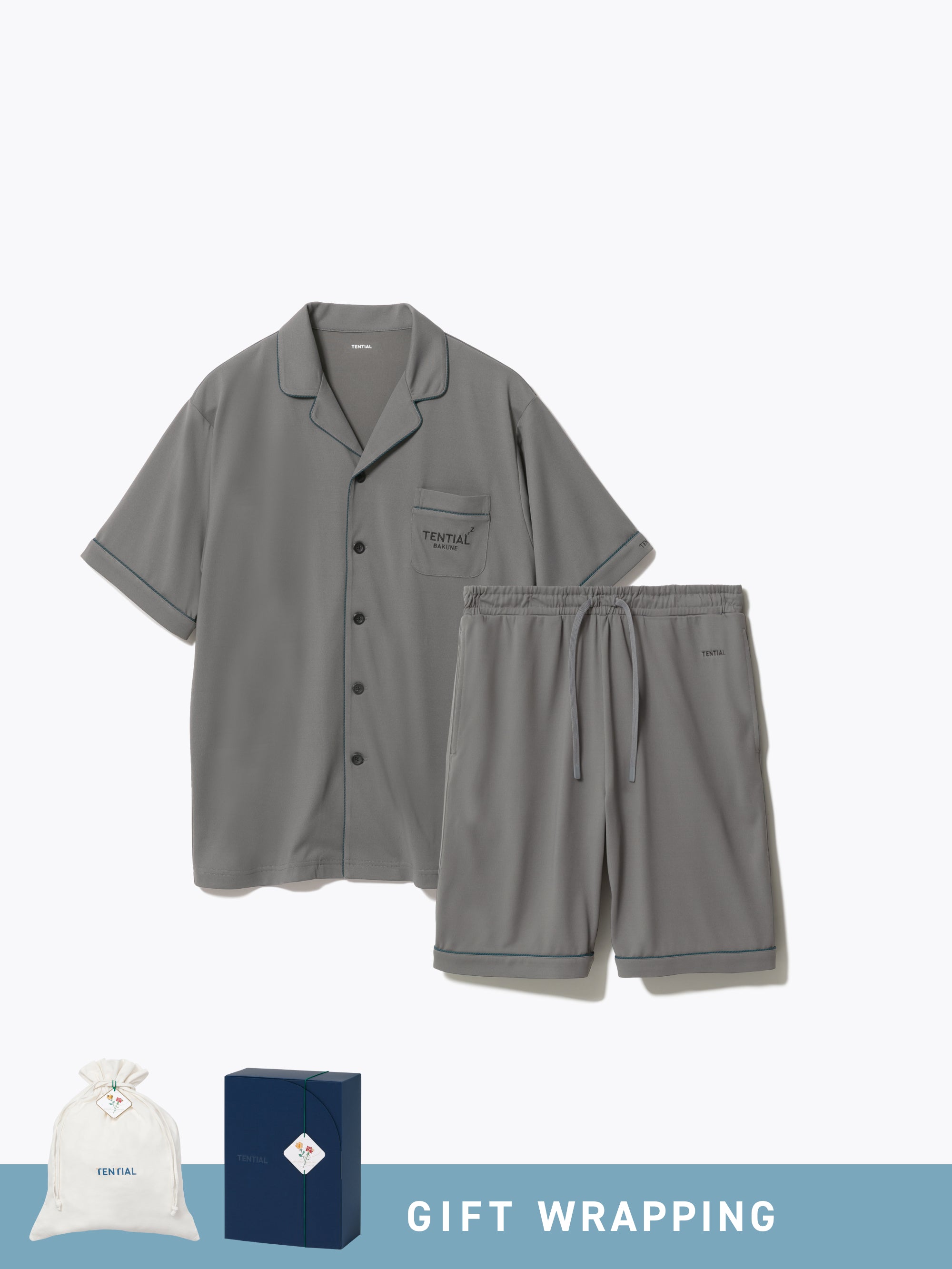 Gift Set - BAKUNE Pajamas Dry Short Setup - TENTIAL