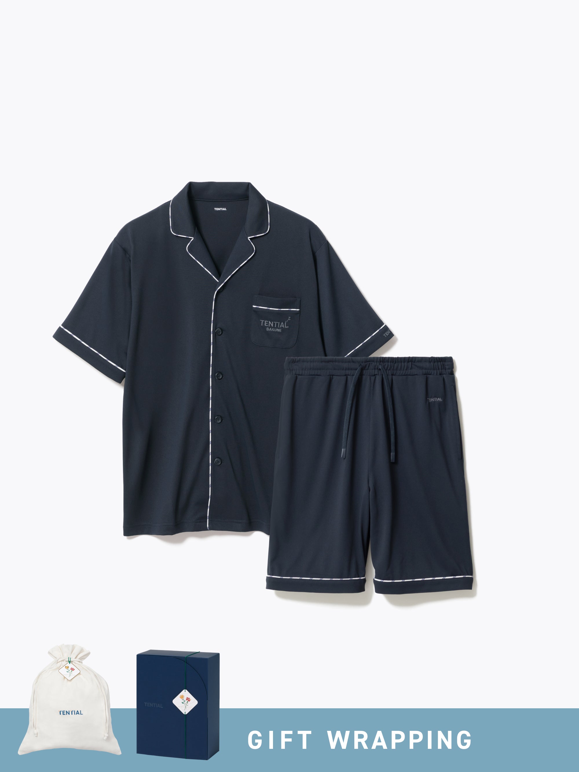 Gift Set - BAKUNE Pajamas Dry Short Setup - TENTIAL