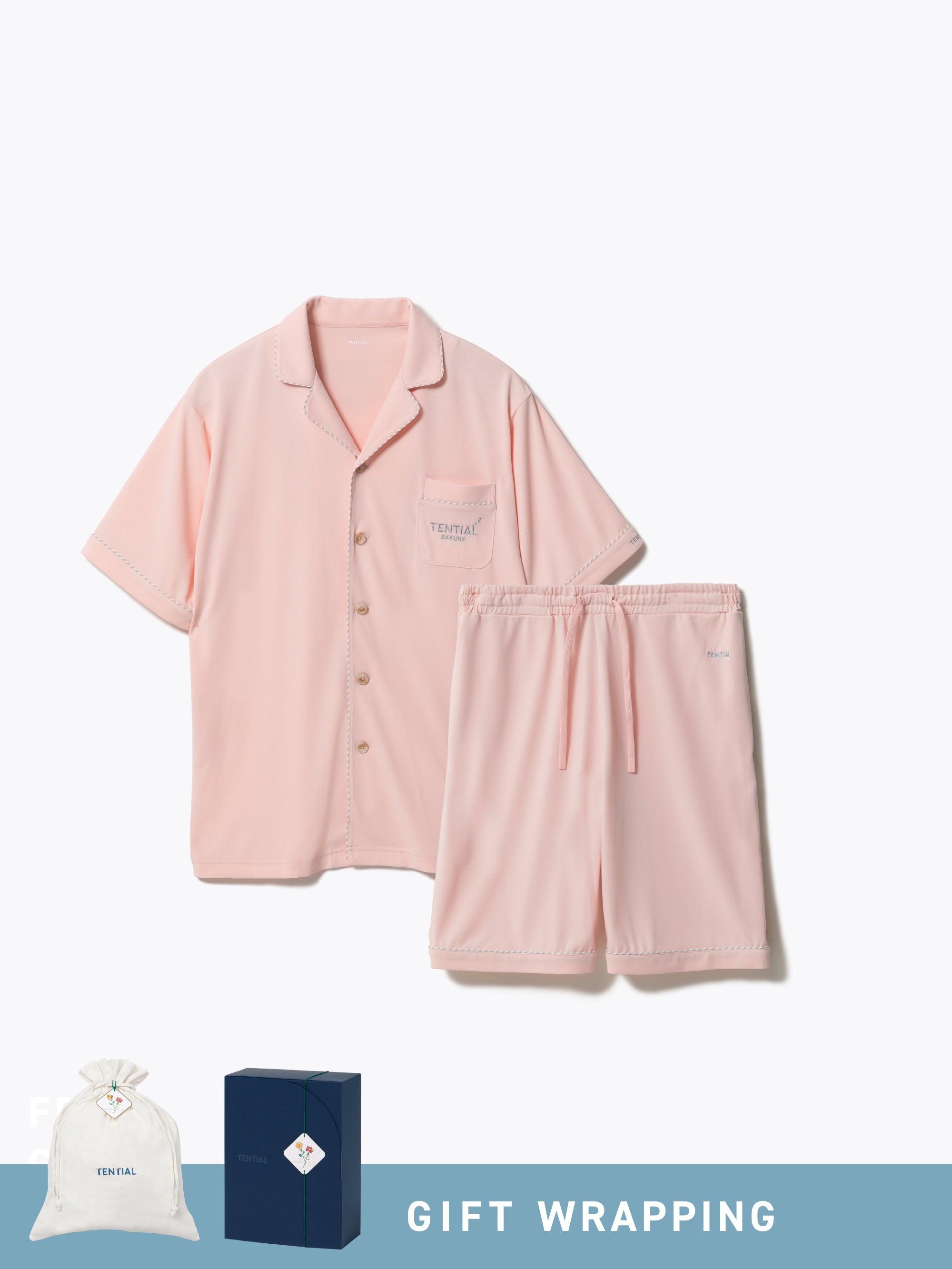 Gift Set - BAKUNE Pajamas Dry Short Setup - TENTIAL