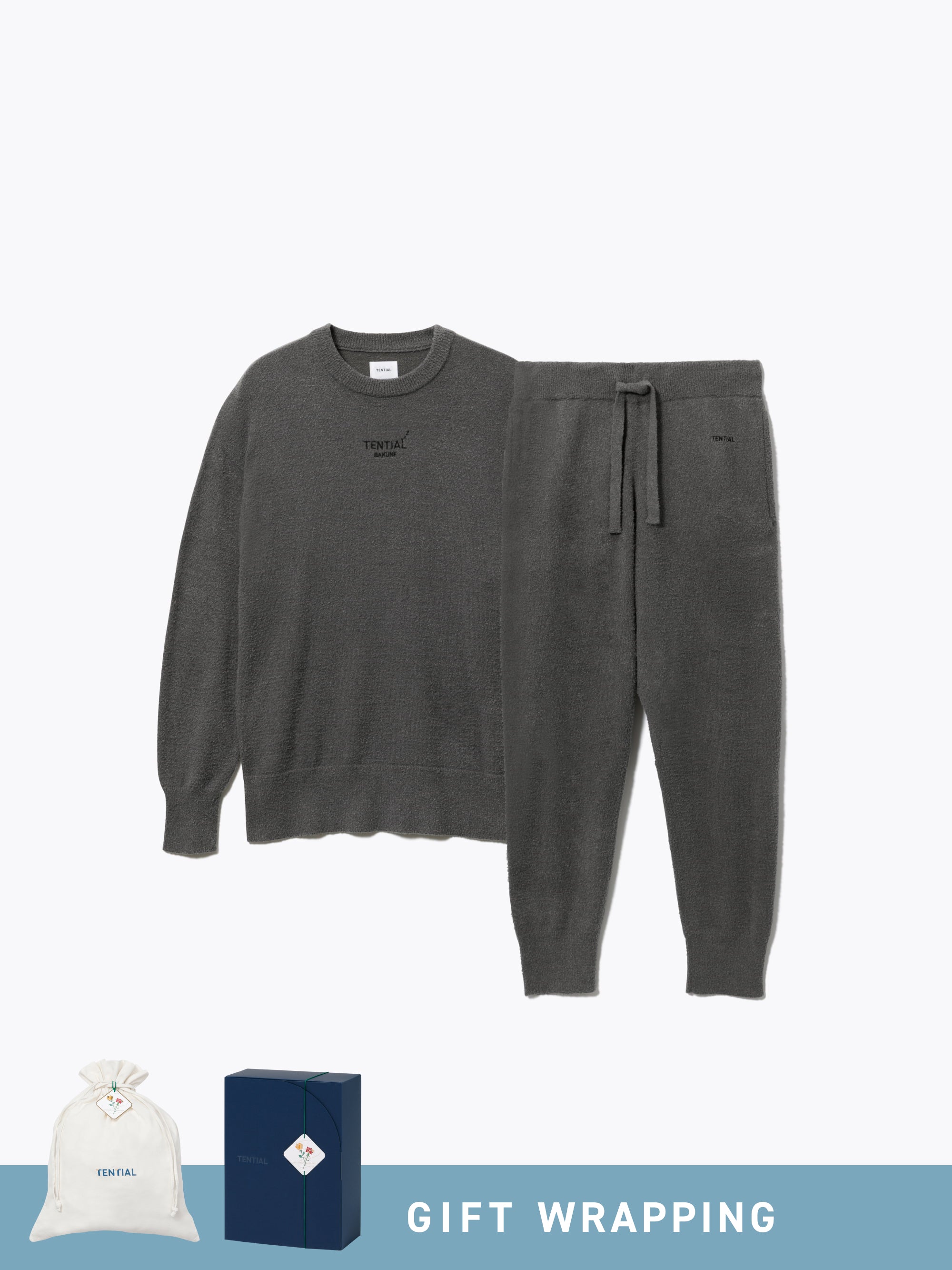 Gift Set - BAKUNE Soft Knit Long Setup - TENTIAL