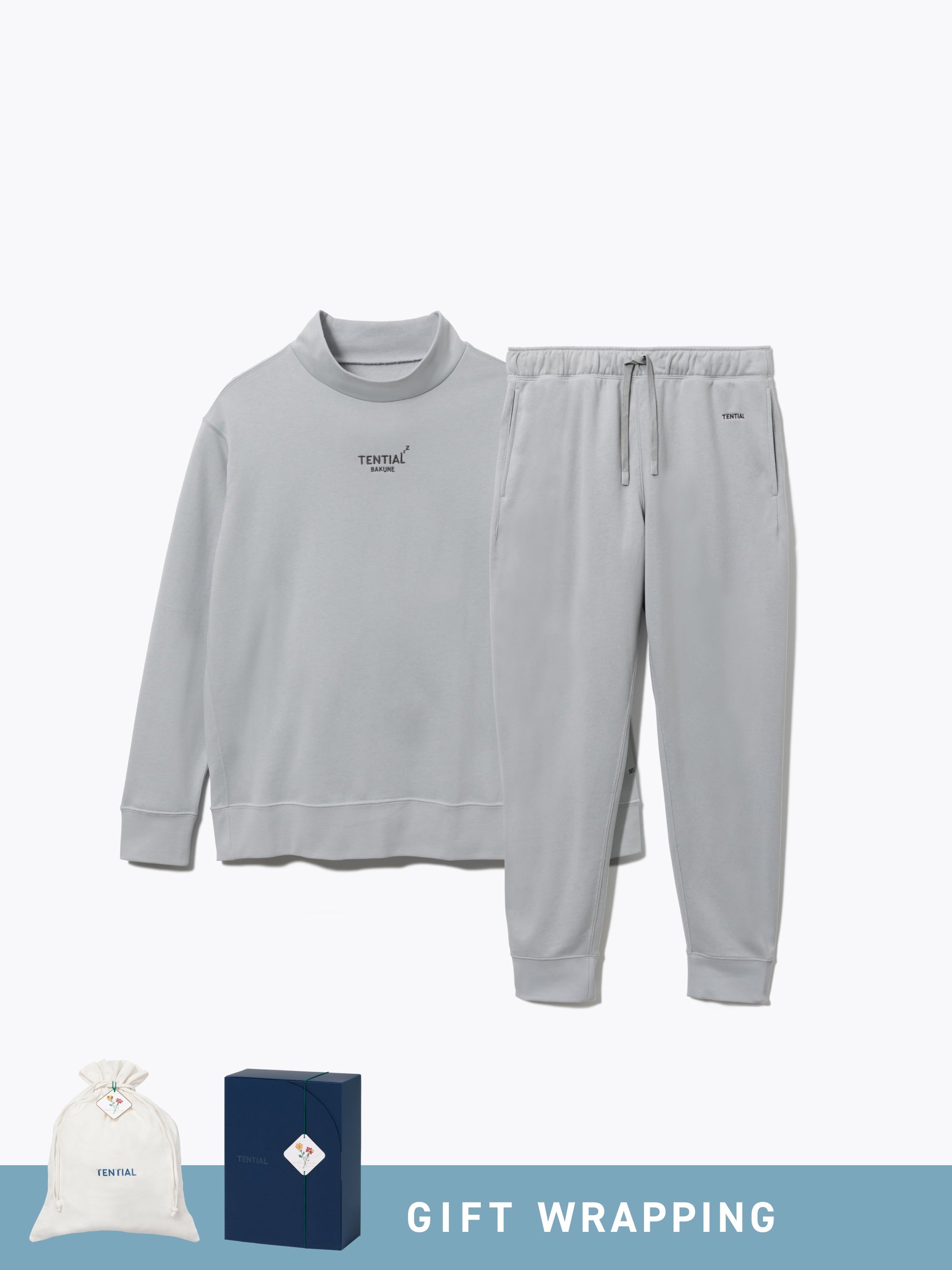 Gift Set - BAKUNE Warm Long Setup (Mock Neck) - TENTIAL