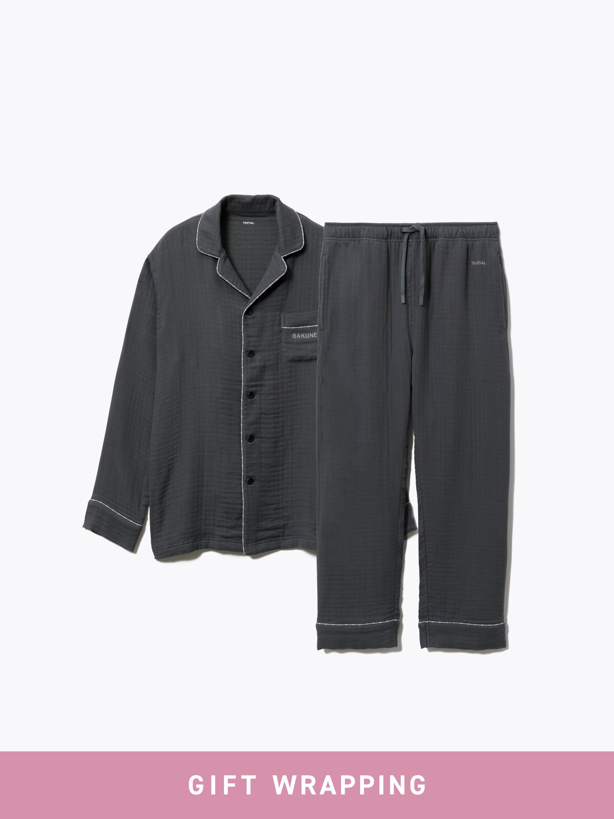 Gift Set - BAKUNE Pajamas Gauze Long Setup - TENTIAL