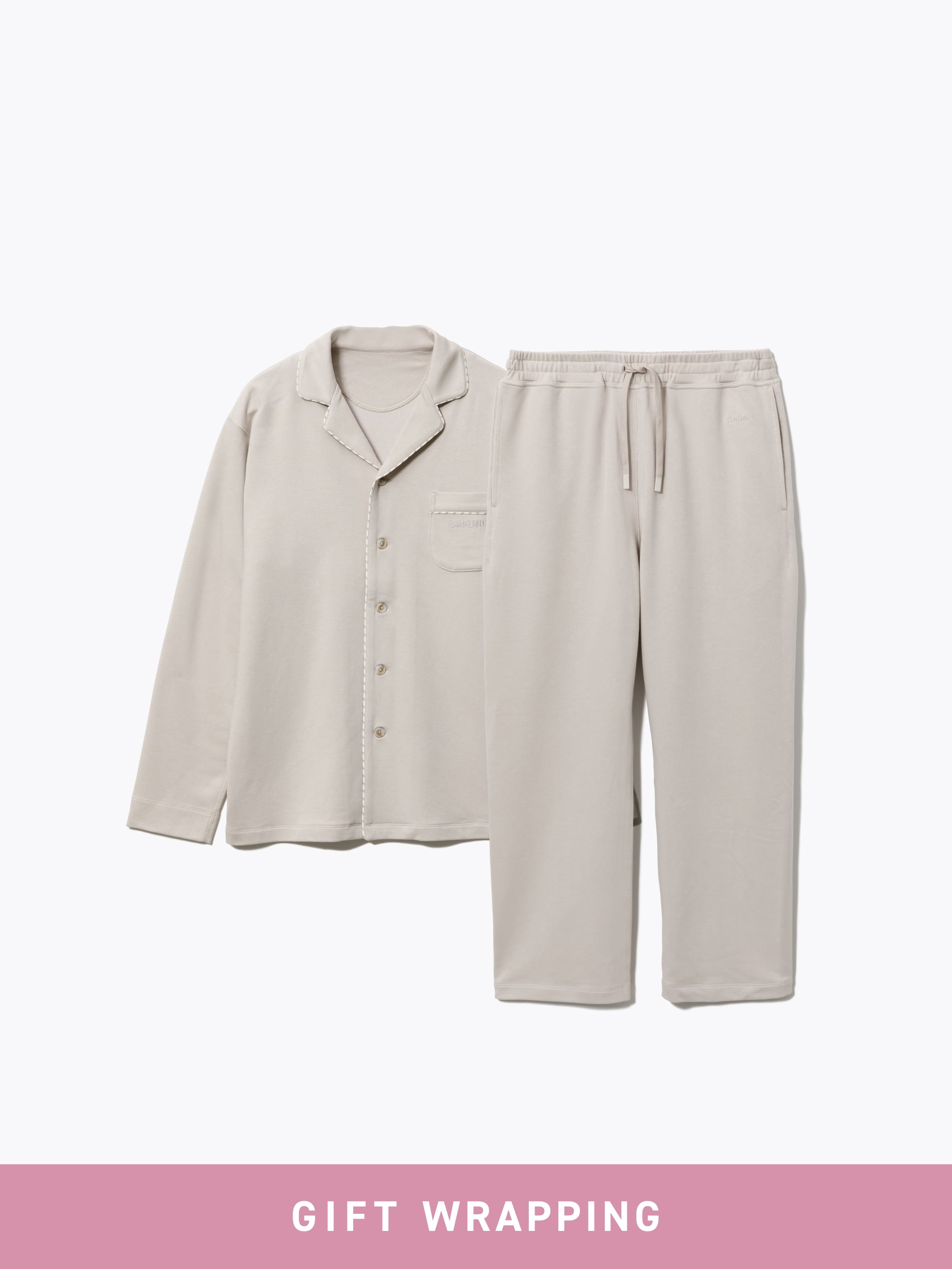 Gift Set - BAKUNE Pajamas Sweat Long Setup - TENTIAL