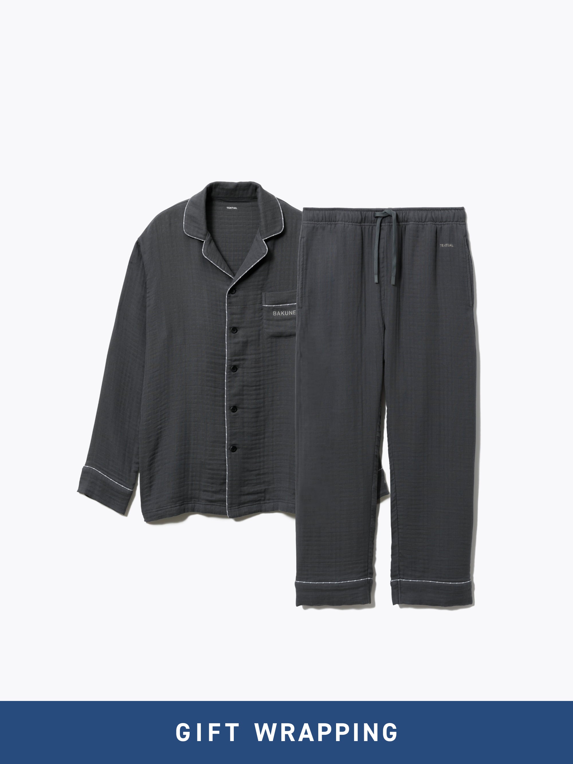 Gift Set - BAKUNE Pajamas Gauze Long Setup