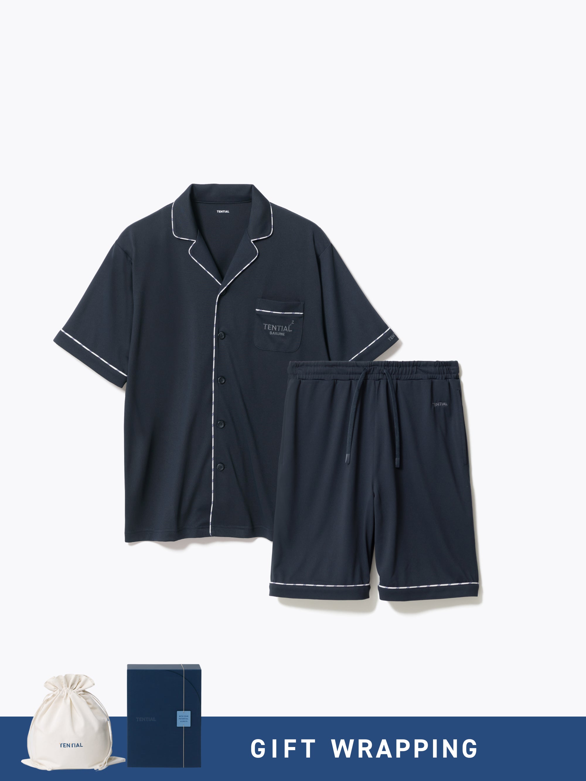 Gift Set - BAKUNE Pajamas Dry Short Setup - TENTIAL