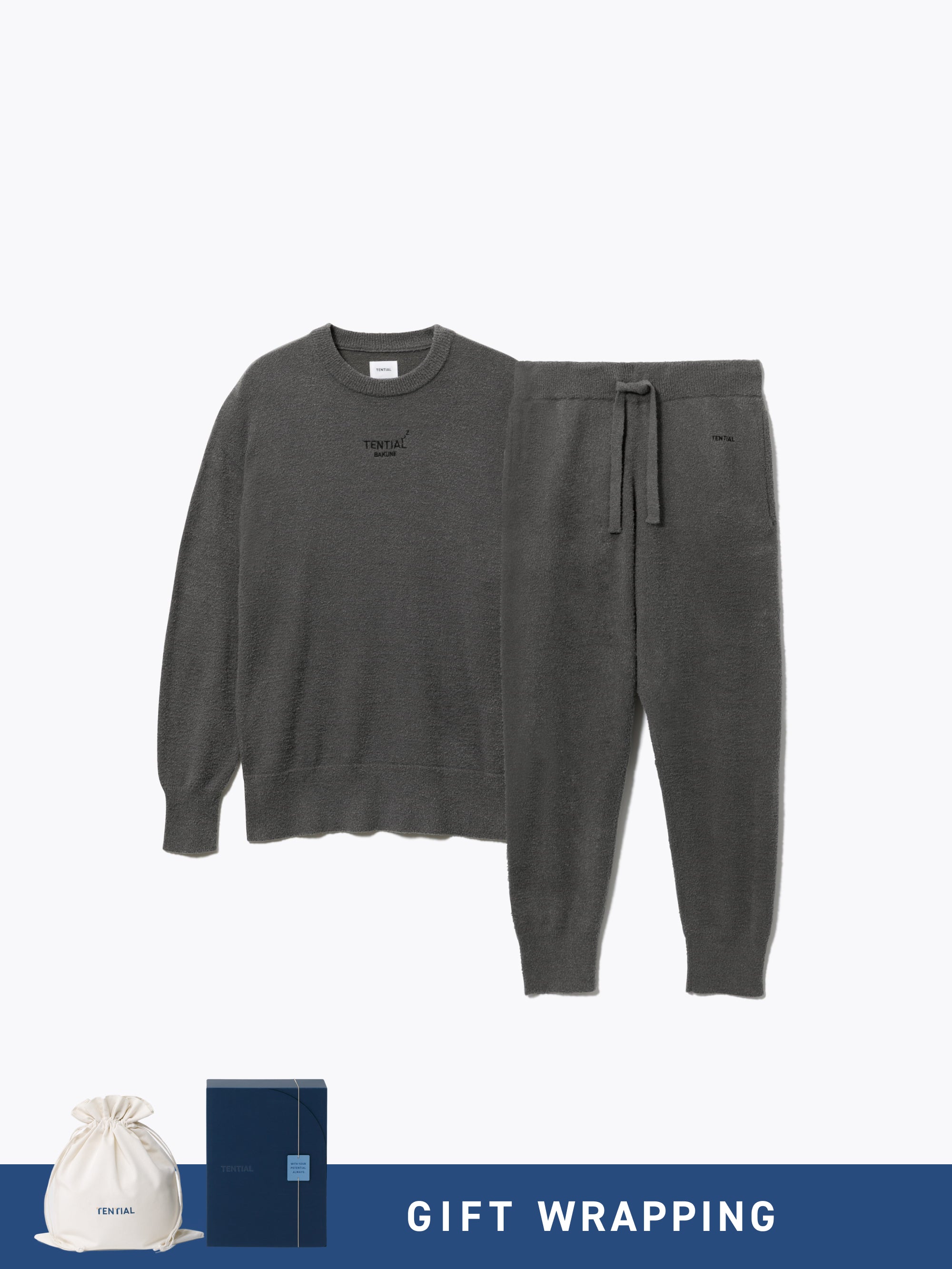 Gift Set - BAKUNE Soft Knit Long Setup - TENTIAL