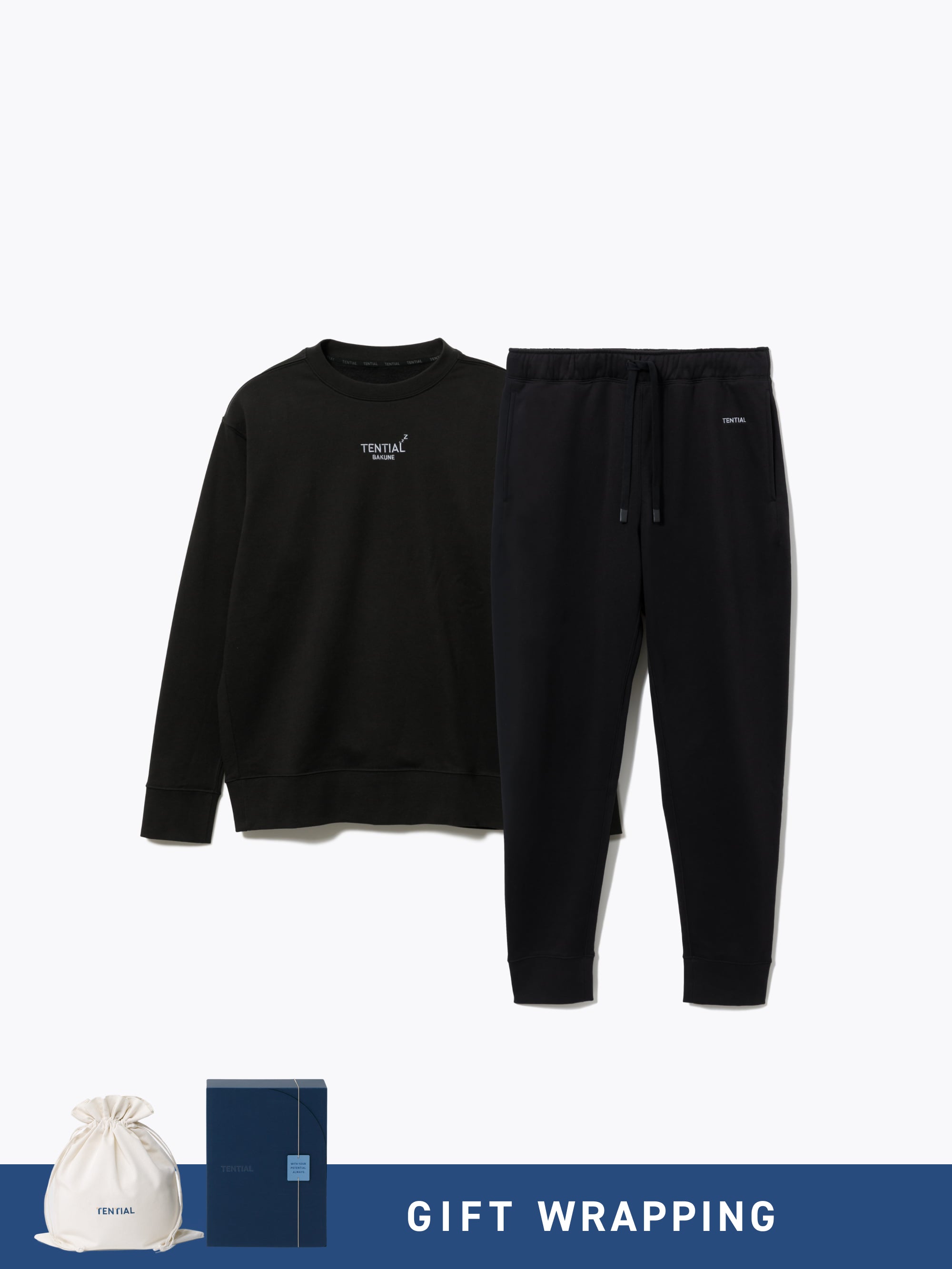 Gift Set - BAKUNE Warm Long Setup (Crew Neck) - TENTIAL