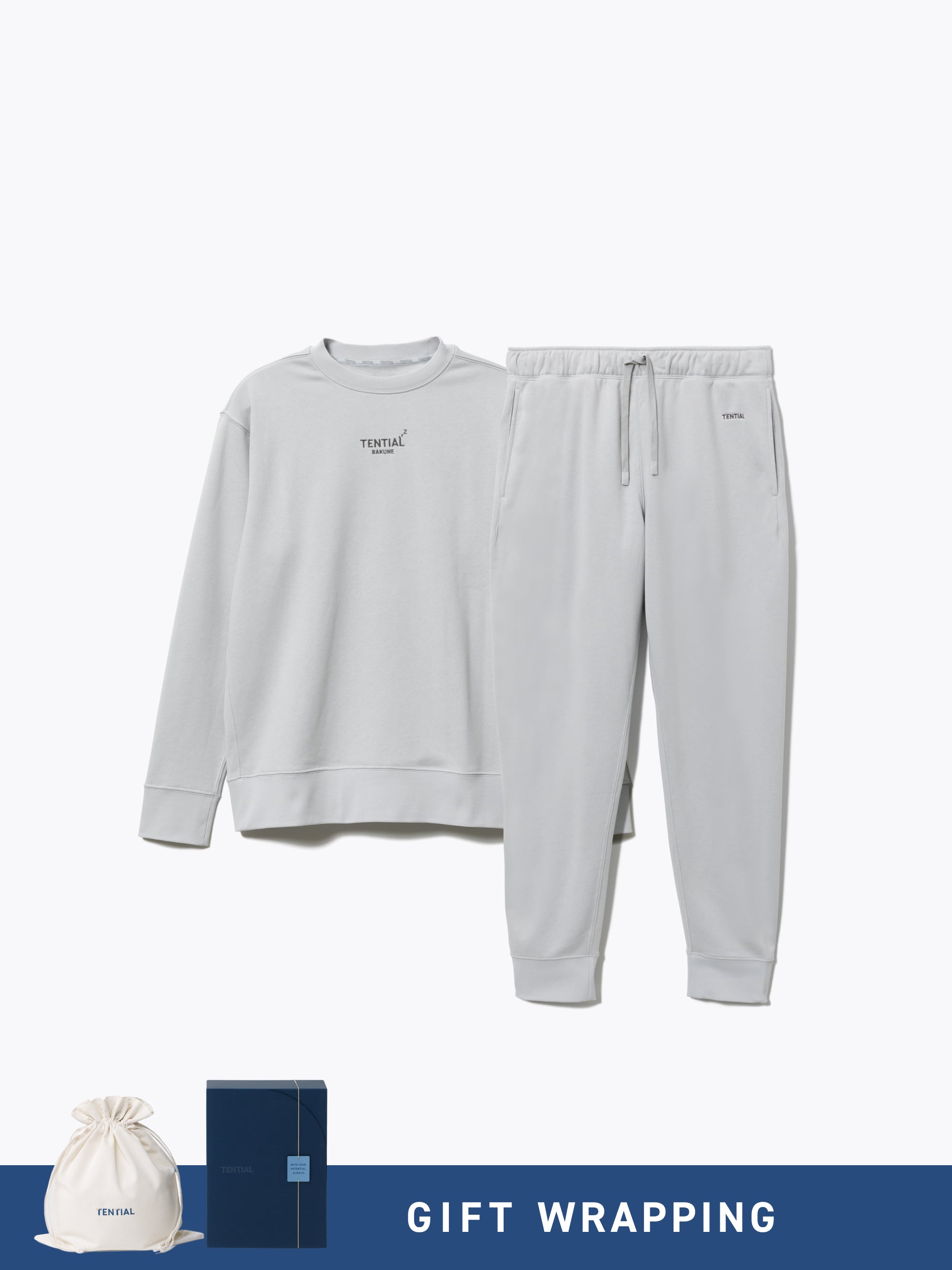 Gift Set - BAKUNE Warm Long Setup (Crew Neck) - TENTIAL