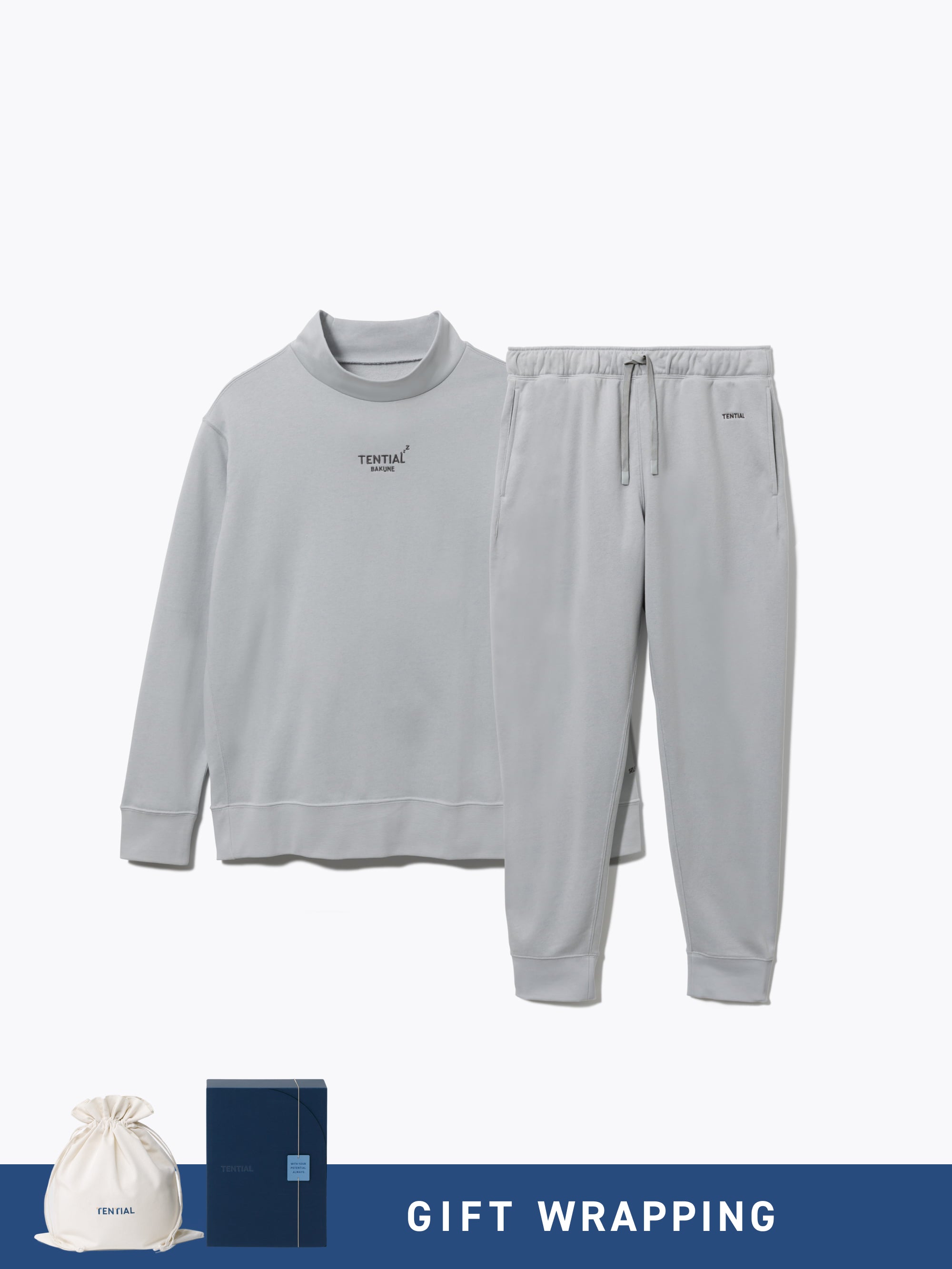 Gift Set - BAKUNE Warm Long Setup (Mock Neck) - TENTIAL